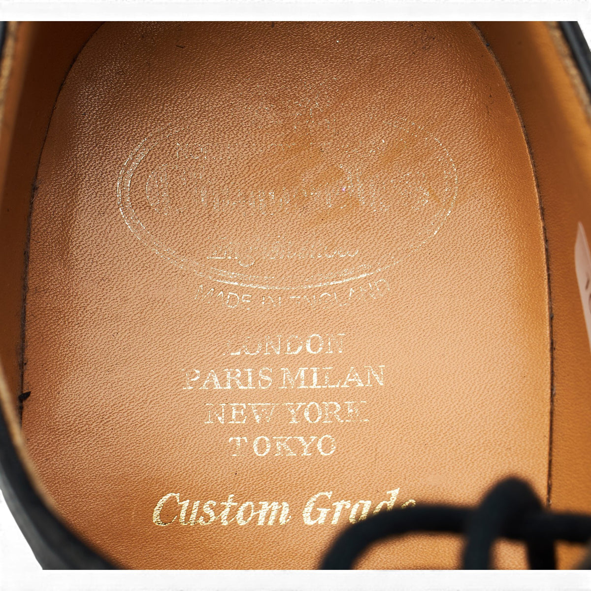 'Shannon' Black Leather Derby UK 11 G