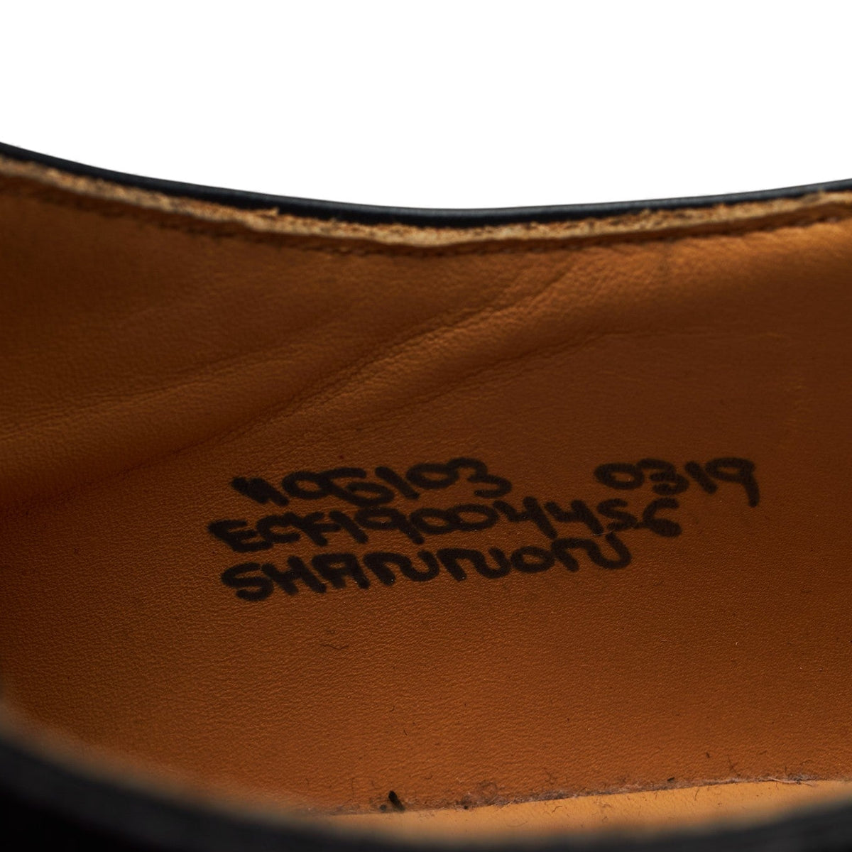 'Shannon' Black Leather Derby UK 11 G