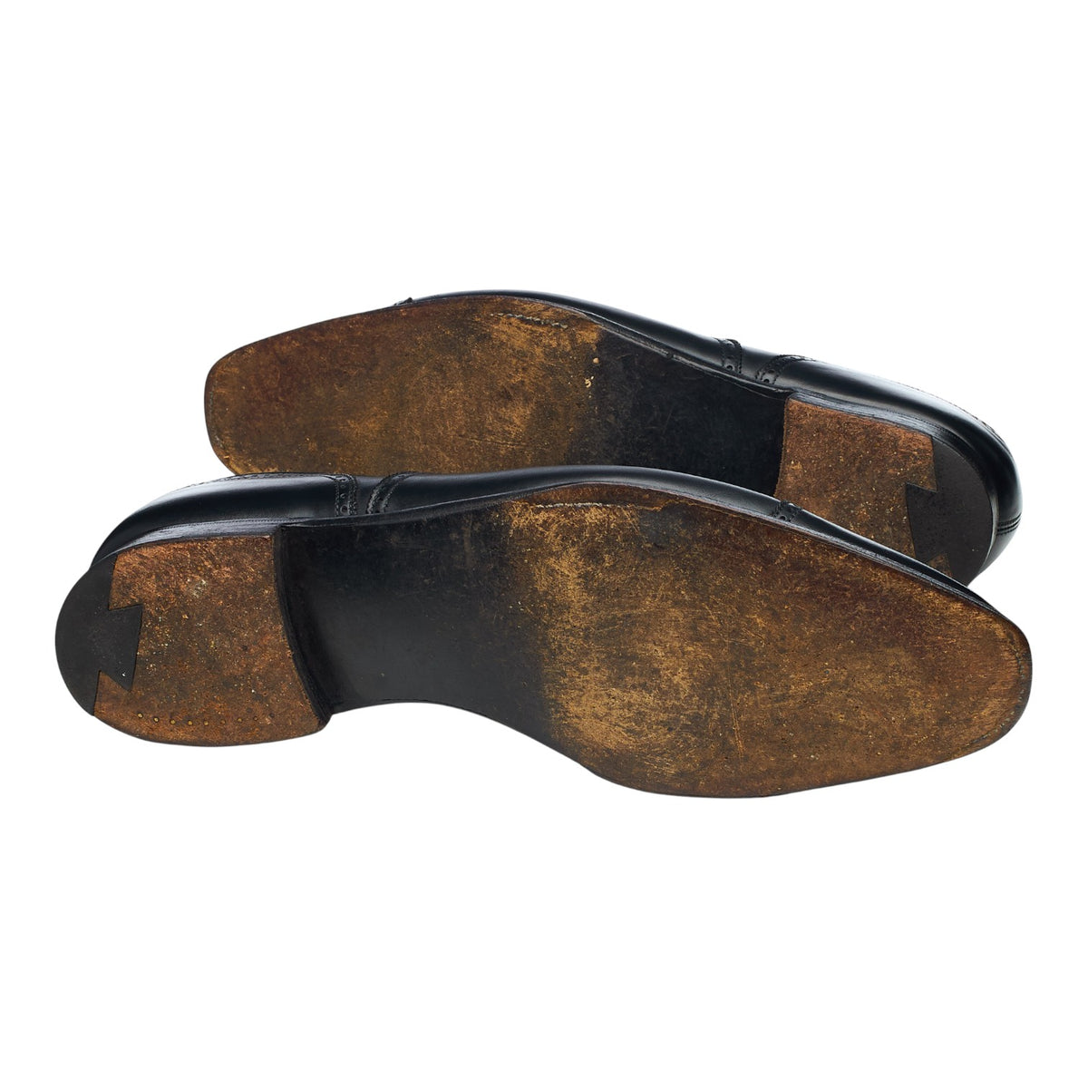 'Selborne' Black Leather Oxford Brogues UK 8 E