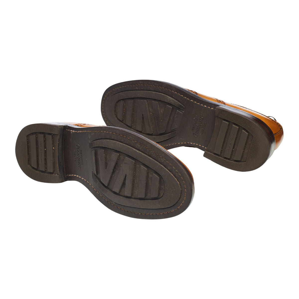 1880 'Edward' Tan Brown Leather Oxford Brogues UK 6 G