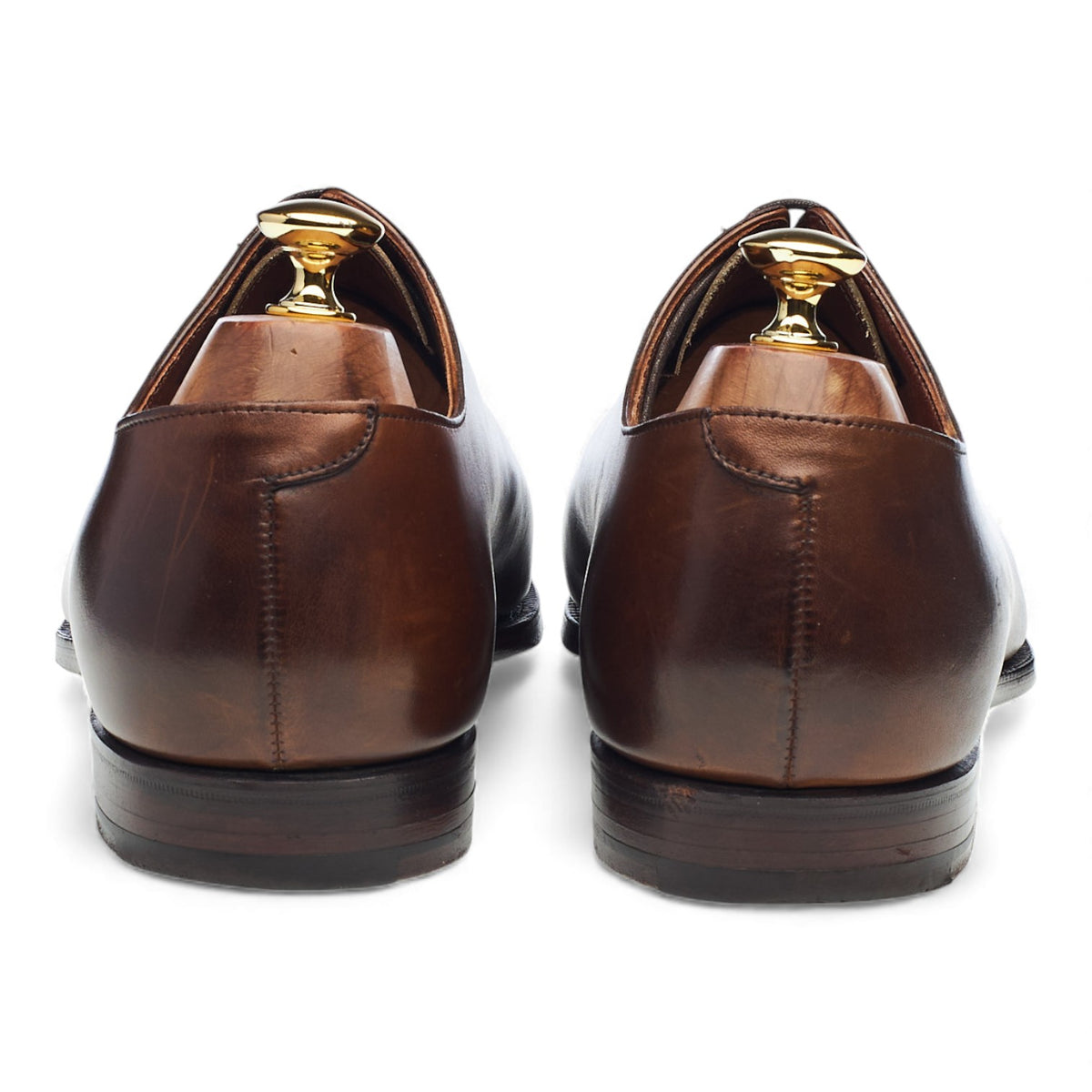 'Albemarle' Dark Brown Leather Wholecut Oxford UK 10 E
