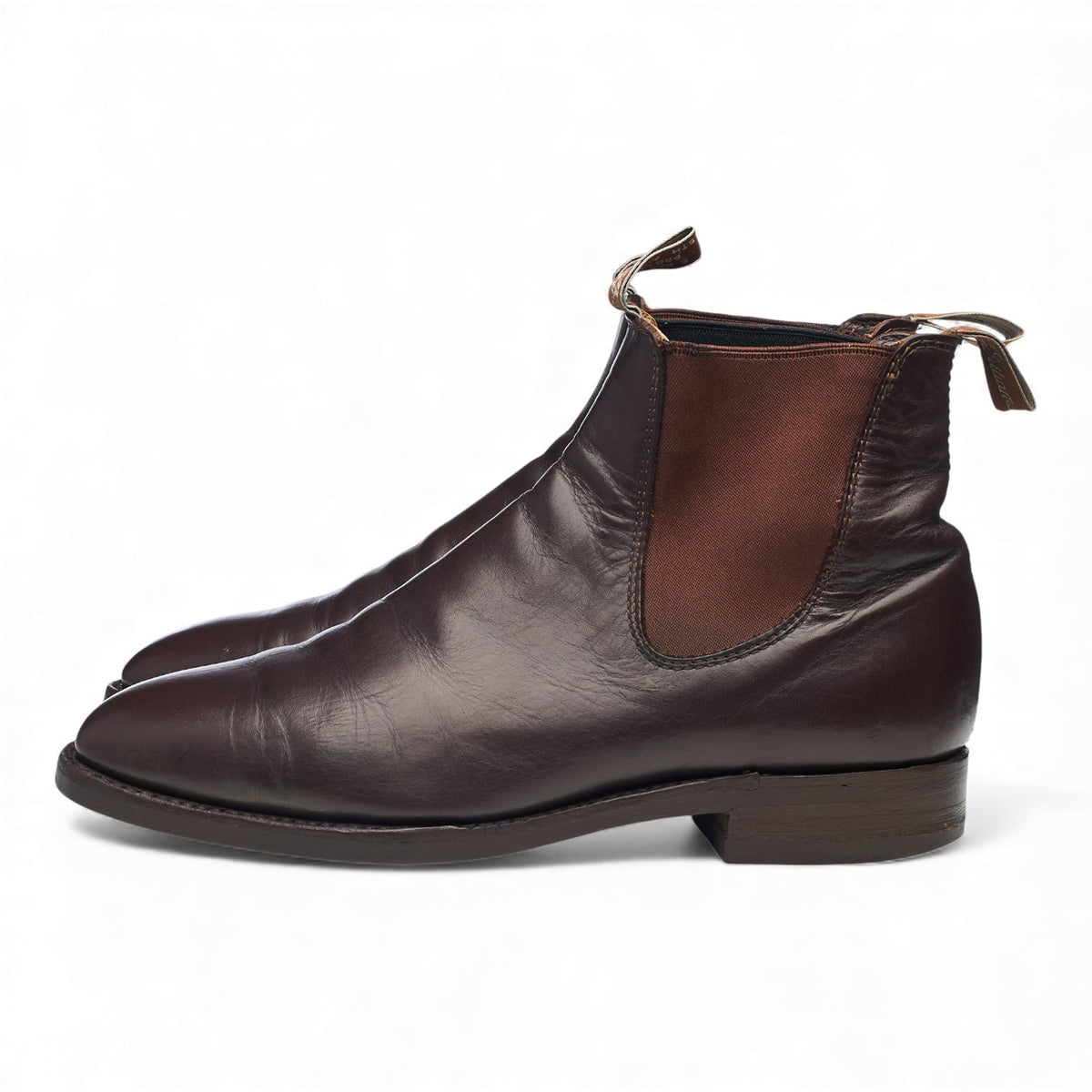 'Comfort Craftsman' Dark Brown Leather Chelsea Boots UK 7.5 G
