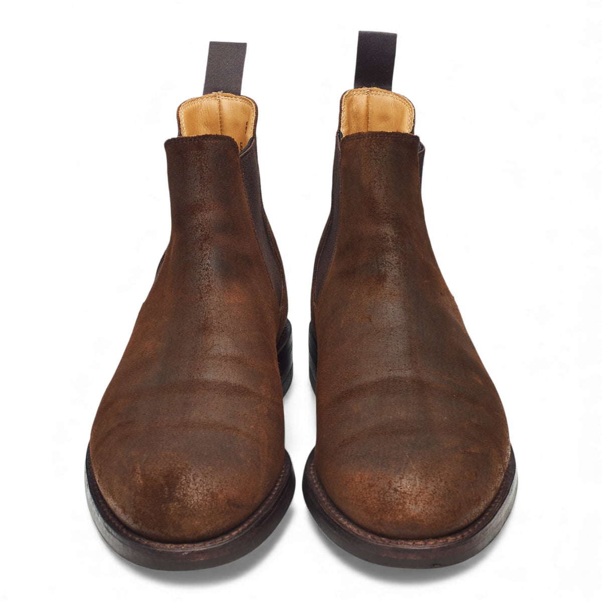 'Chelsea 5' Brown Rough-Out Suede Chelsea UK 8.5 E