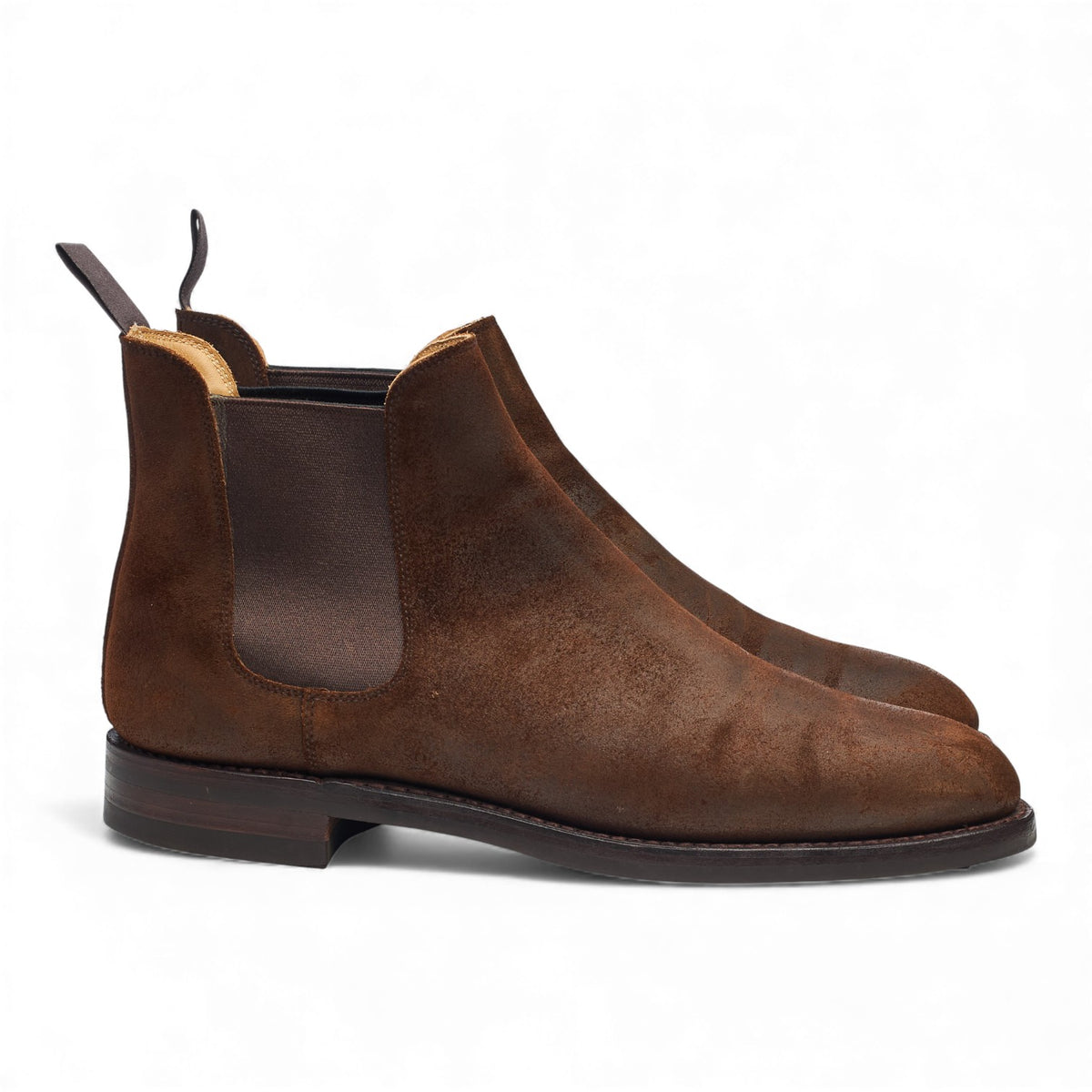 'Chelsea 5' Brown Rough-Out Suede Chelsea UK 8.5 E