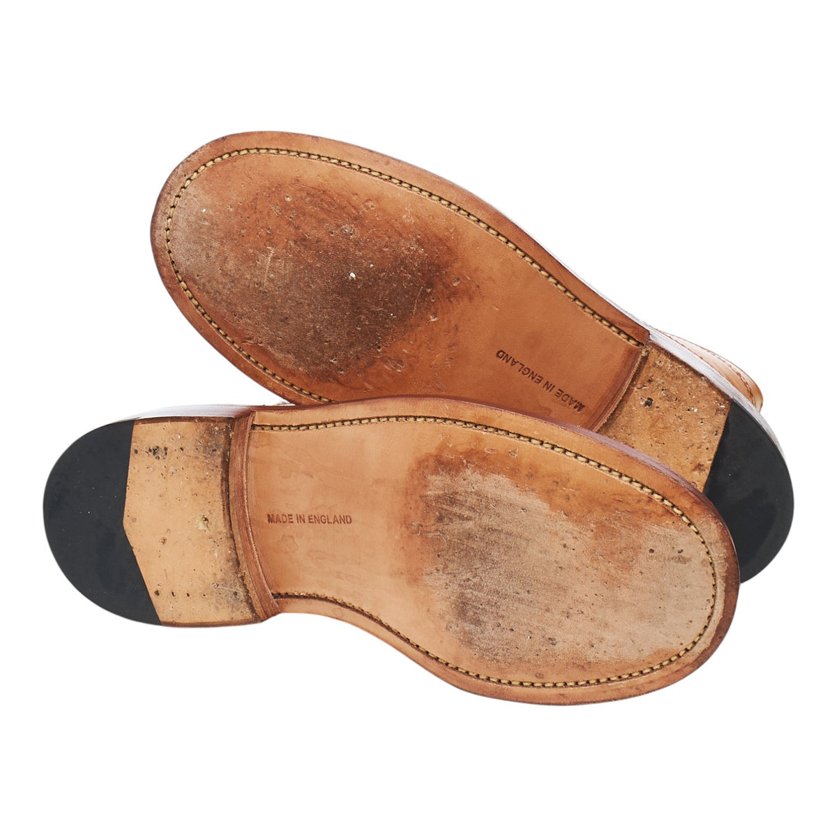 Women's 'Stephy' Tan Brown Leather Brogue Boots UK 3