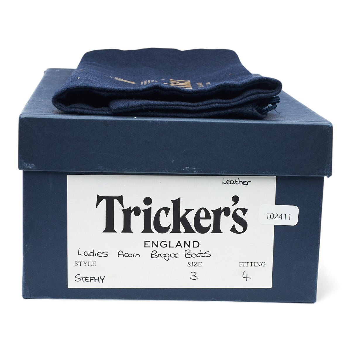 Women's 'Stephy' Tan Brown Leather Brogue Boots UK 3