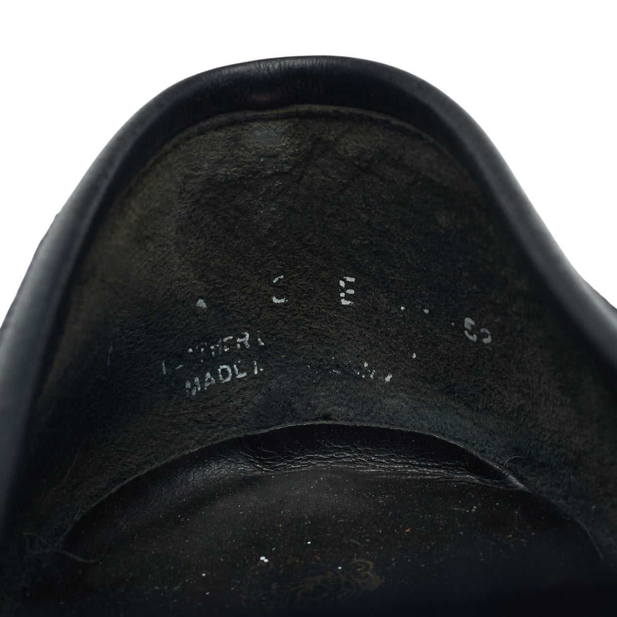 Navy Blue Suede Penny Loafers UK 9 E