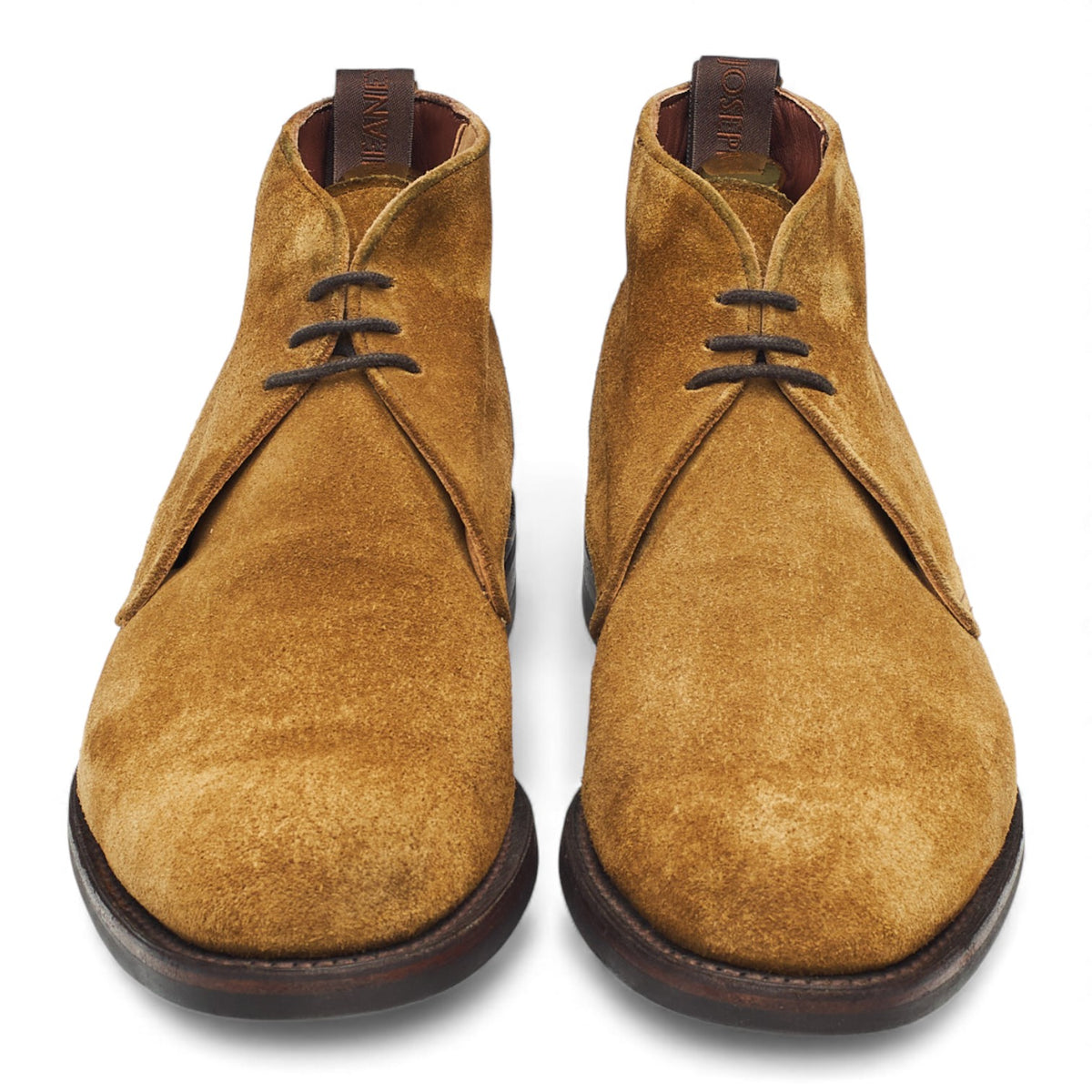 'Jackie lll' Tan Brown Suede Chukka Boots UK 8 F