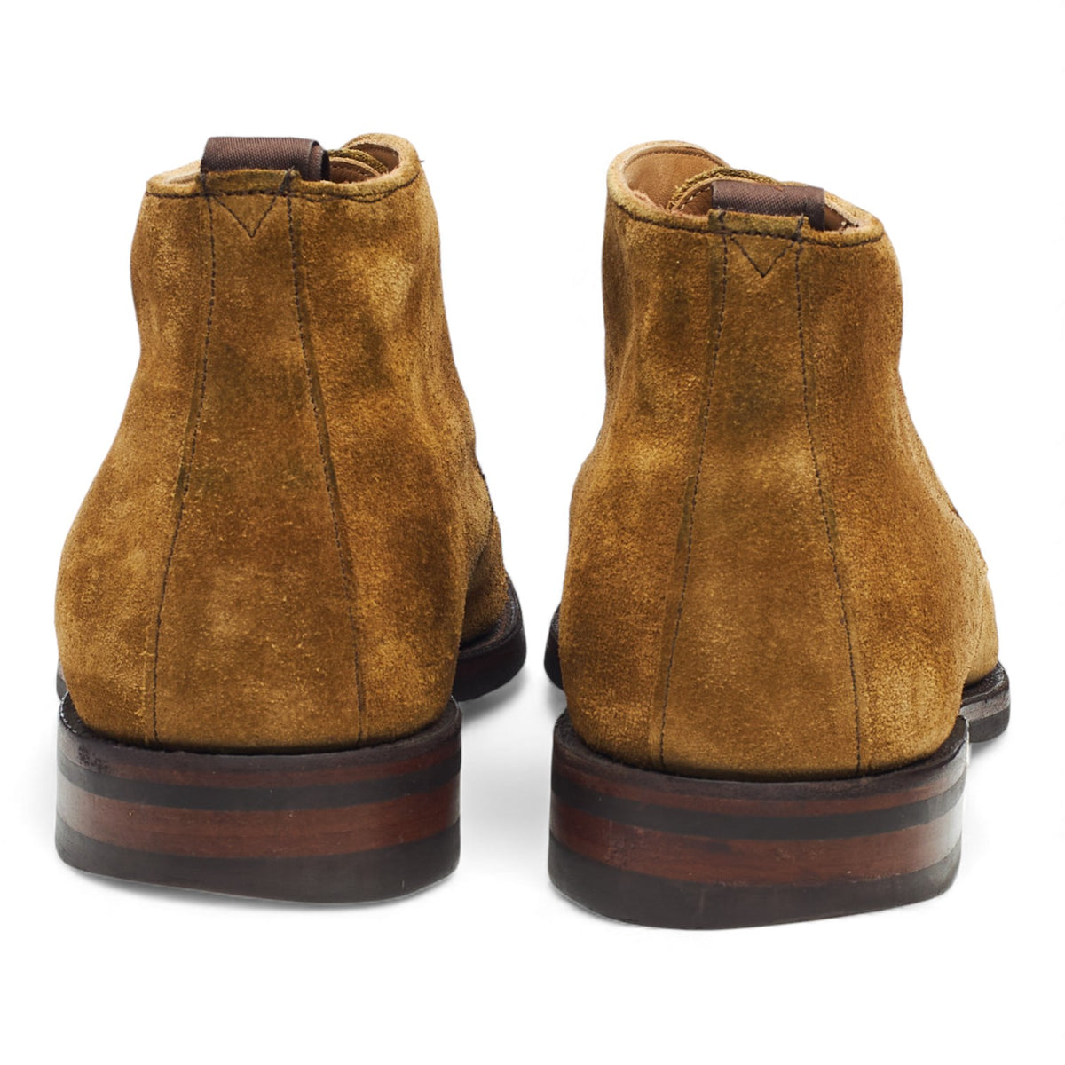 'Jackie lll' Tan Brown Suede Chukka Boots UK 8 F