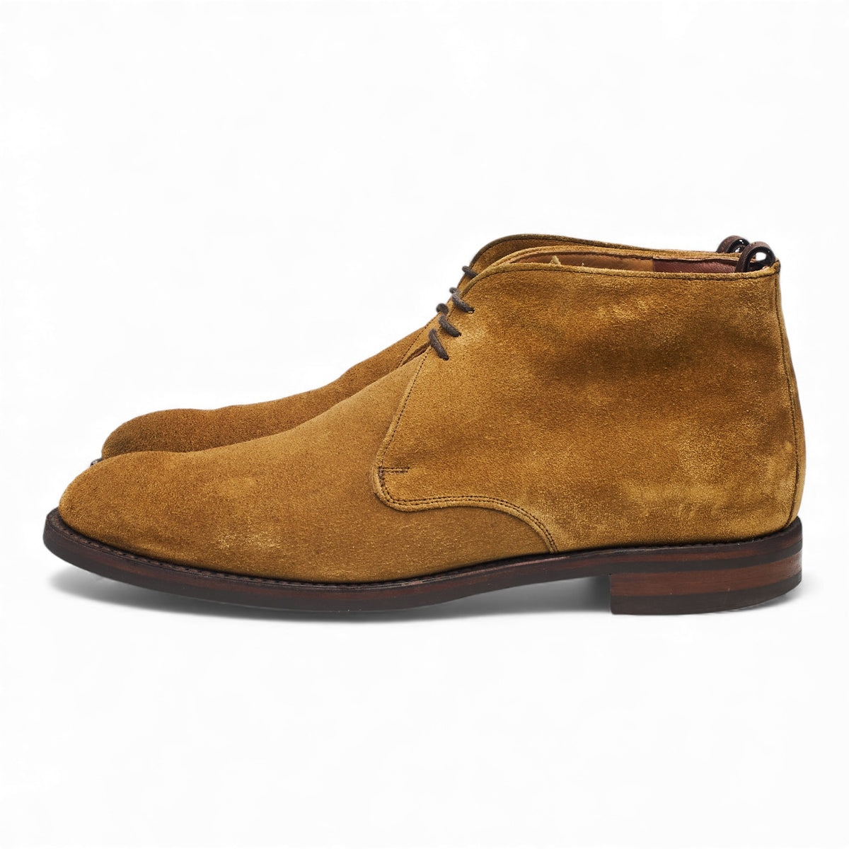 'Jackie lll' Tan Brown Suede Chukka Boots UK 8 F