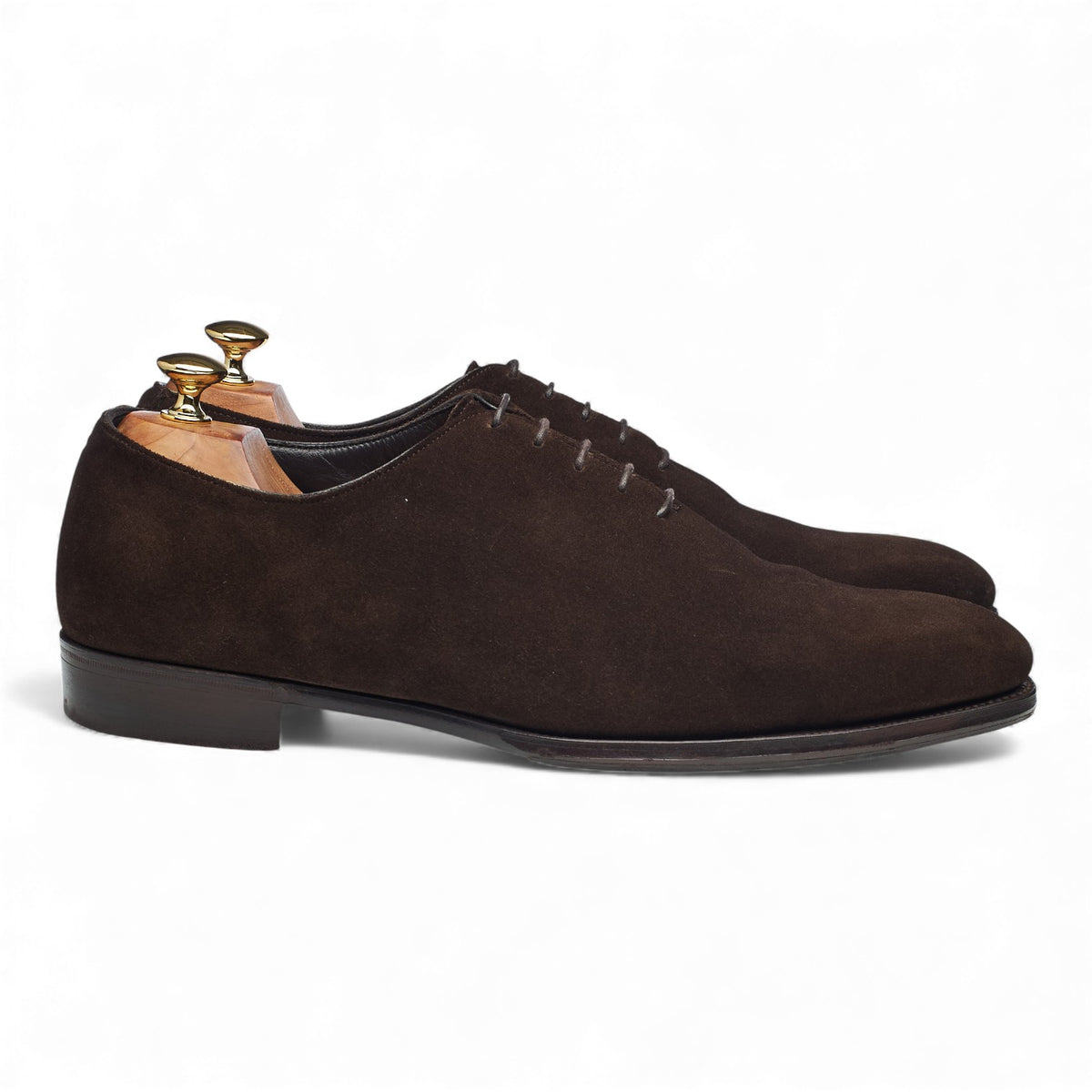 'Merlin' Dark Brown Suede Wholecut Oxford UK 10 E