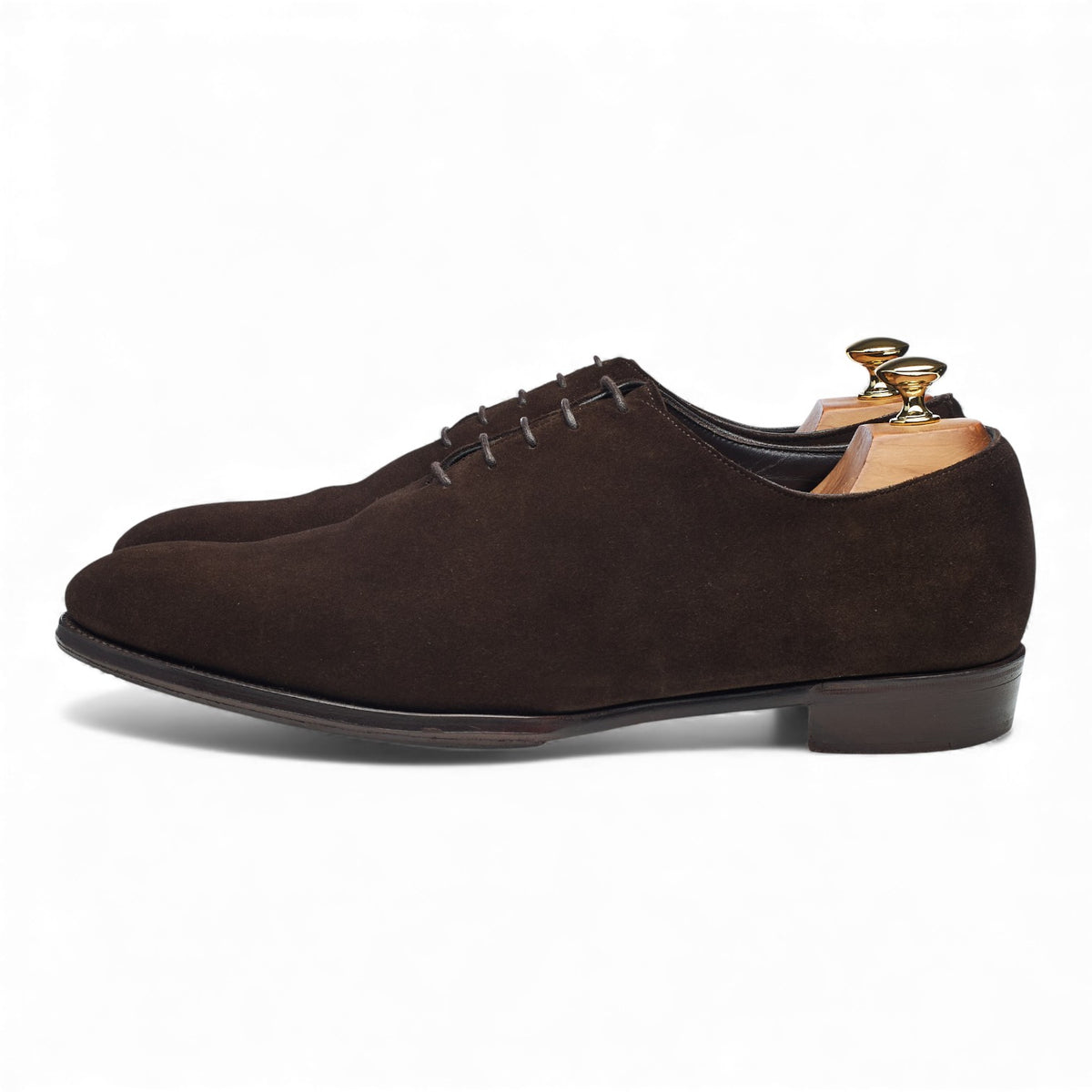 'Merlin' Dark Brown Suede Wholecut Oxford UK 10 E
