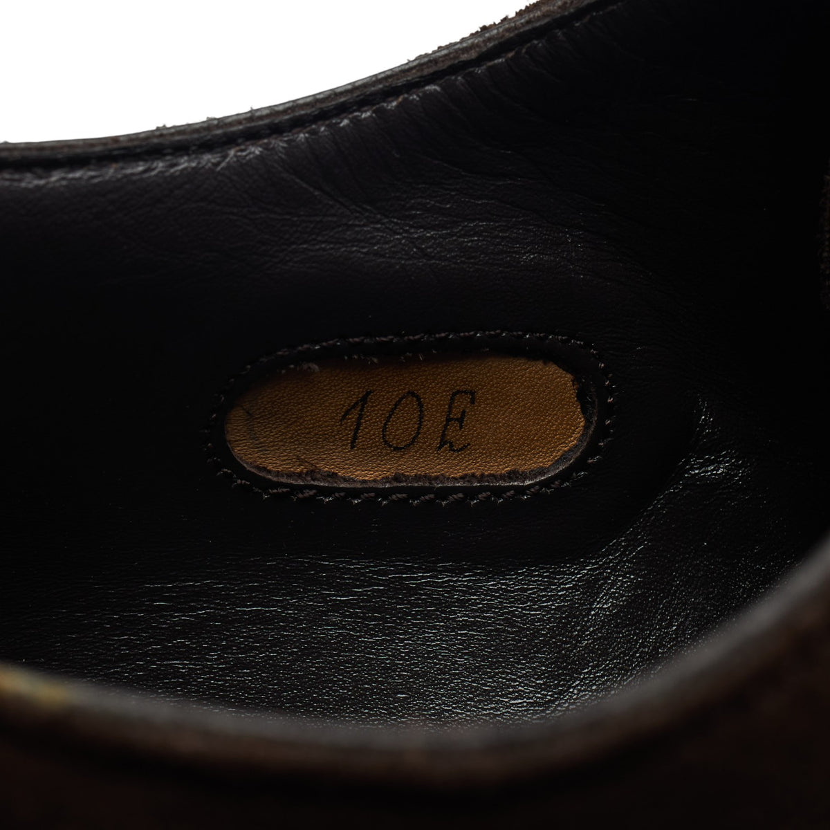 'Merlin' Dark Brown Suede Wholecut Oxford UK 10 E
