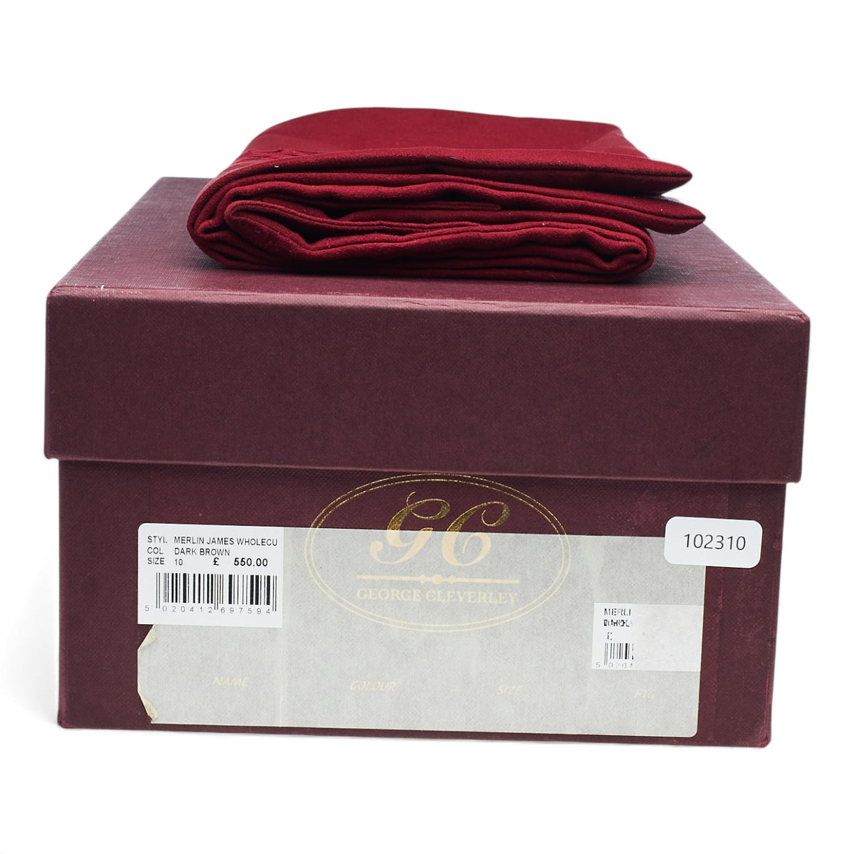 'Merlin' Dark Brown Suede Wholecut Oxford UK 10 E