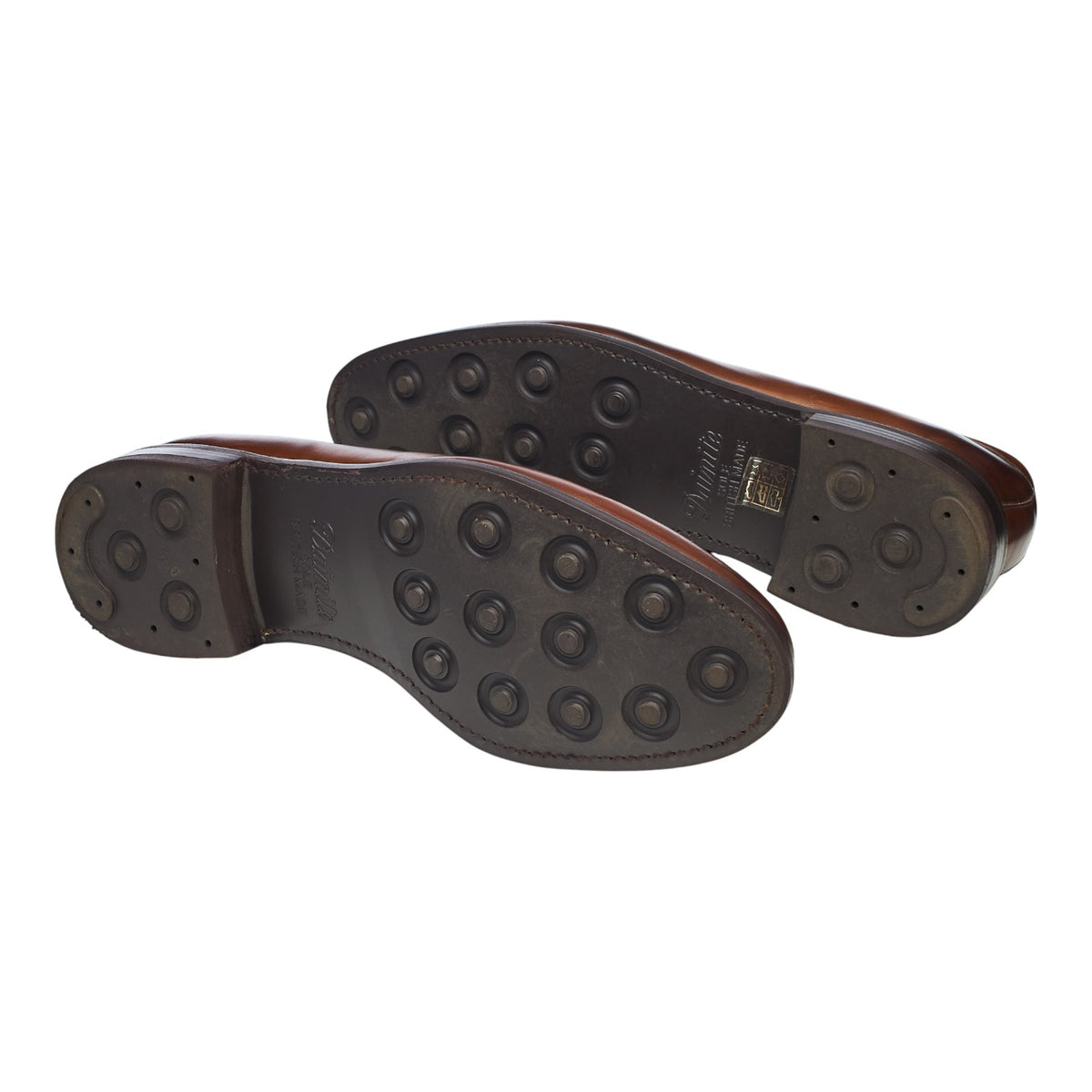 '9628' Brown Leather Loafers UK 11