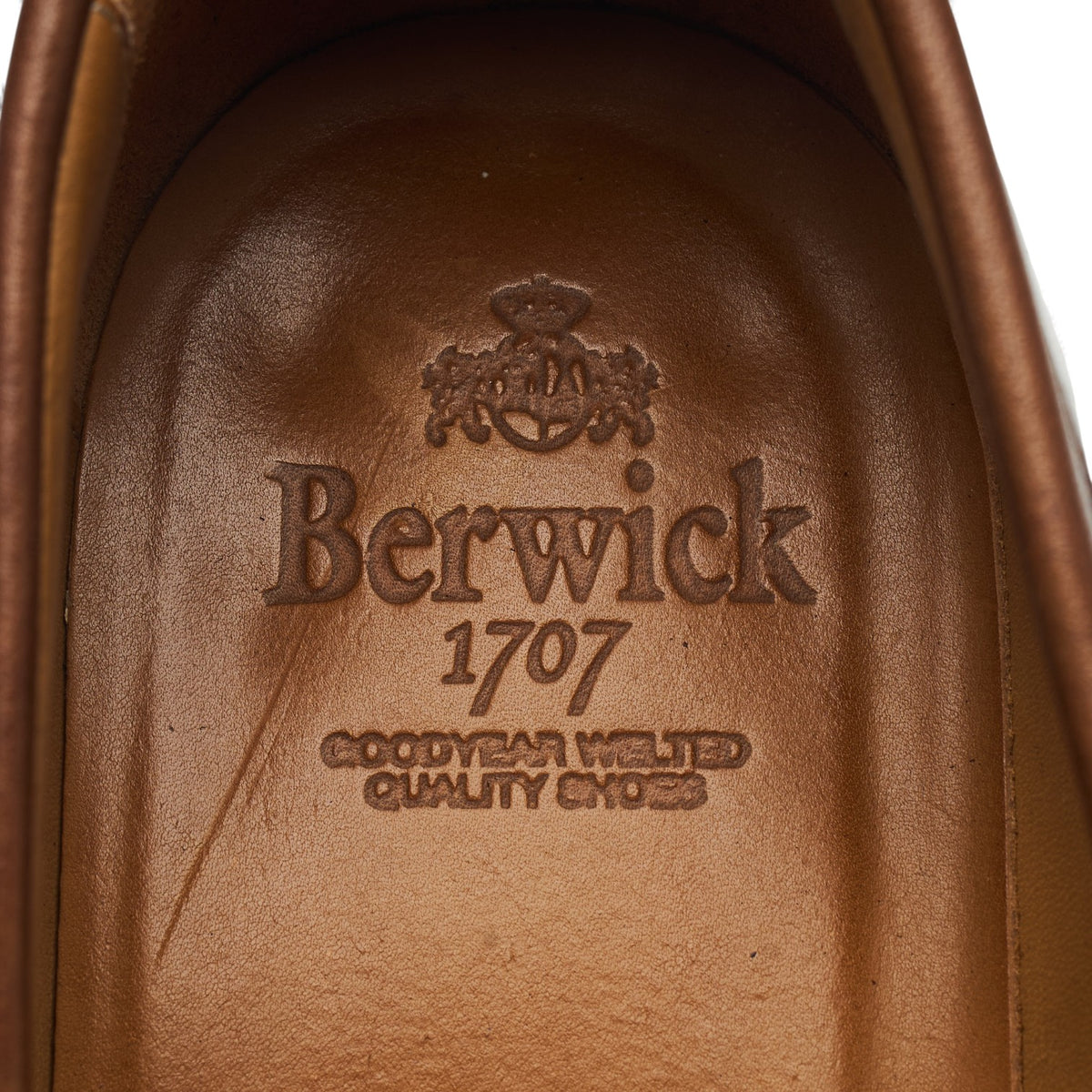 '9628' Brown Leather Loafers UK 11