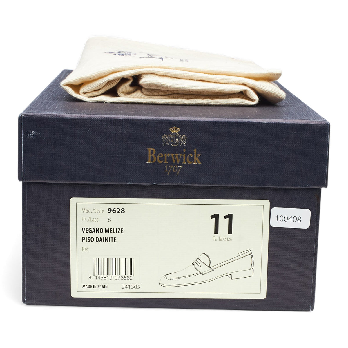 '9628' Brown Leather Loafers UK 11