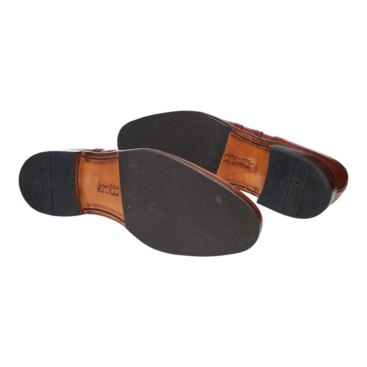 'Pembroke' Tan Brown Leather Oxford Brogues UK 11 G