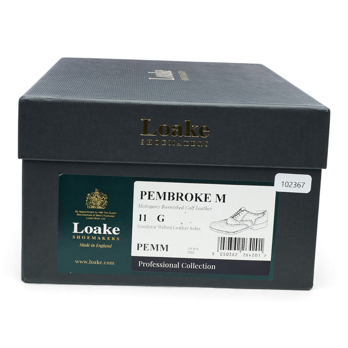 'Pembroke' Tan Brown Leather Oxford Brogues UK 11 G