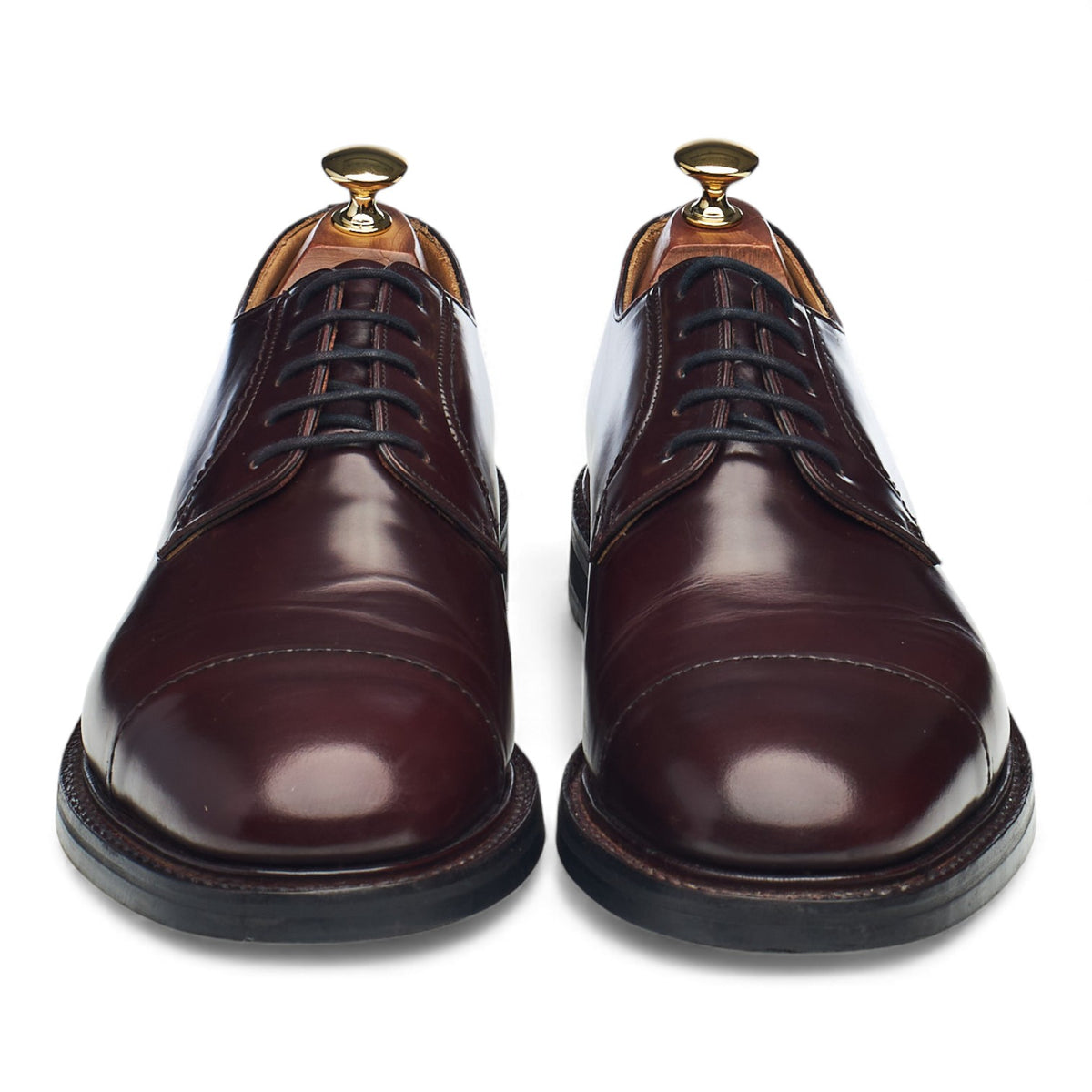 'Wellington' Burgundy Leather Derby UK 9.5 G