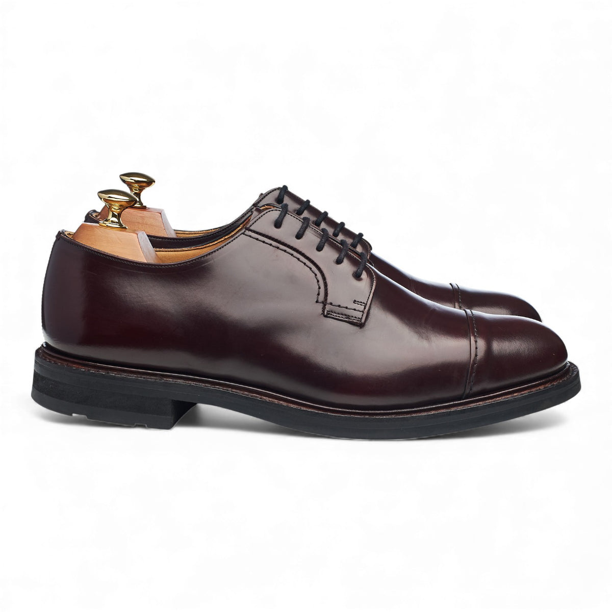 'Wellington' Burgundy Leather Derby UK 9.5 G