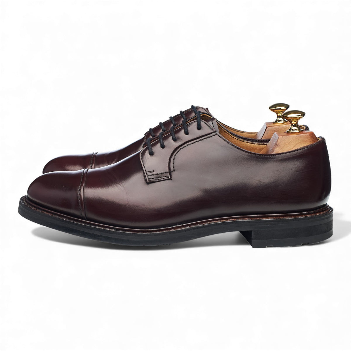'Wellington' Burgundy Leather Derby UK 9.5 G