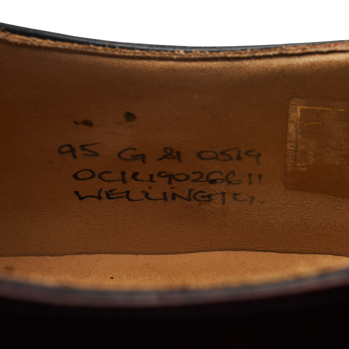 'Wellington' Burgundy Leather Derby UK 9.5 G