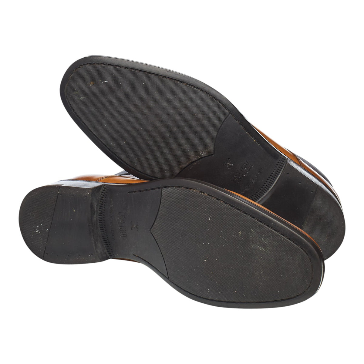 Tan Brown Leather Boots Derby UK 7.5