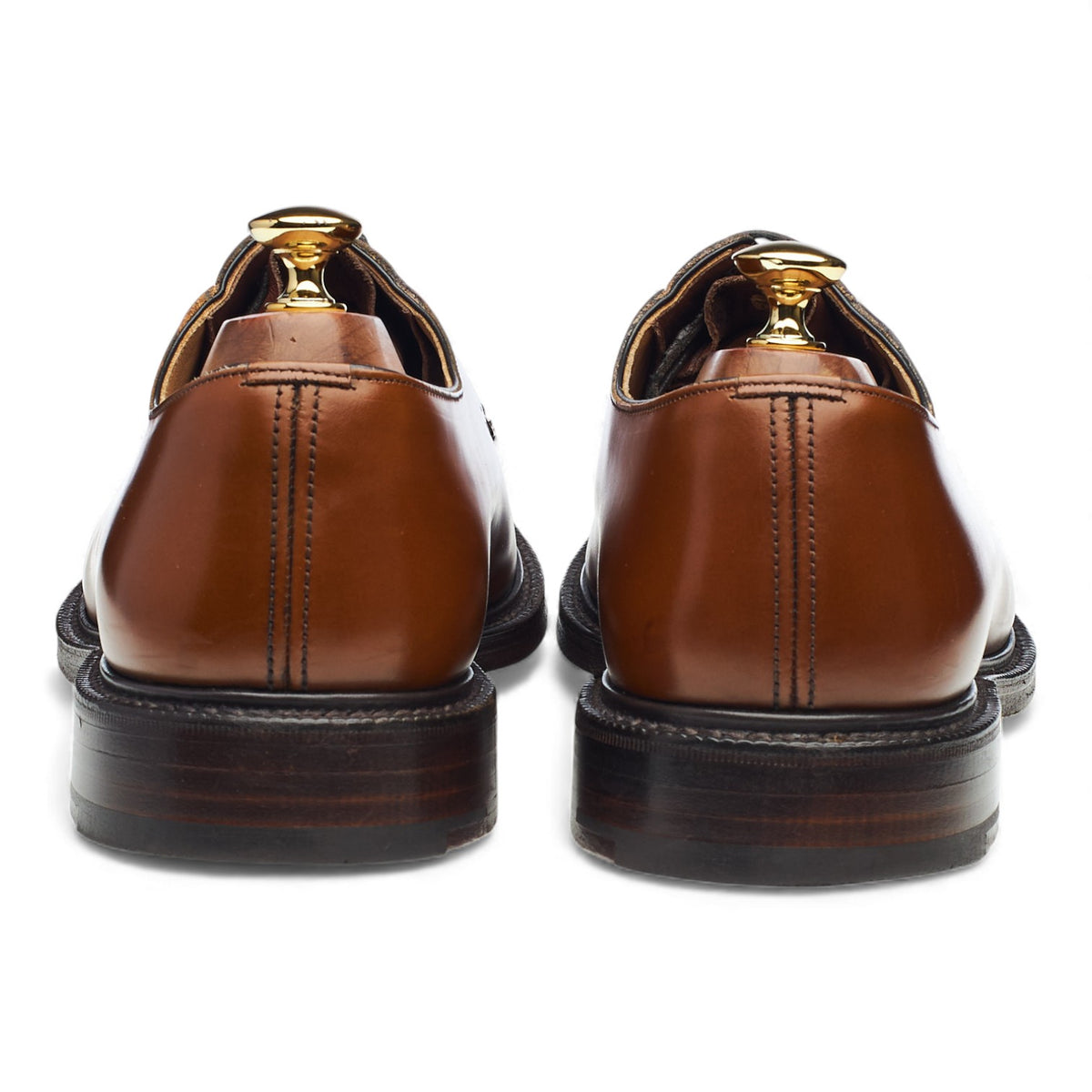 'Shannon' Tan Brown Leather Derby UK 10.5 F