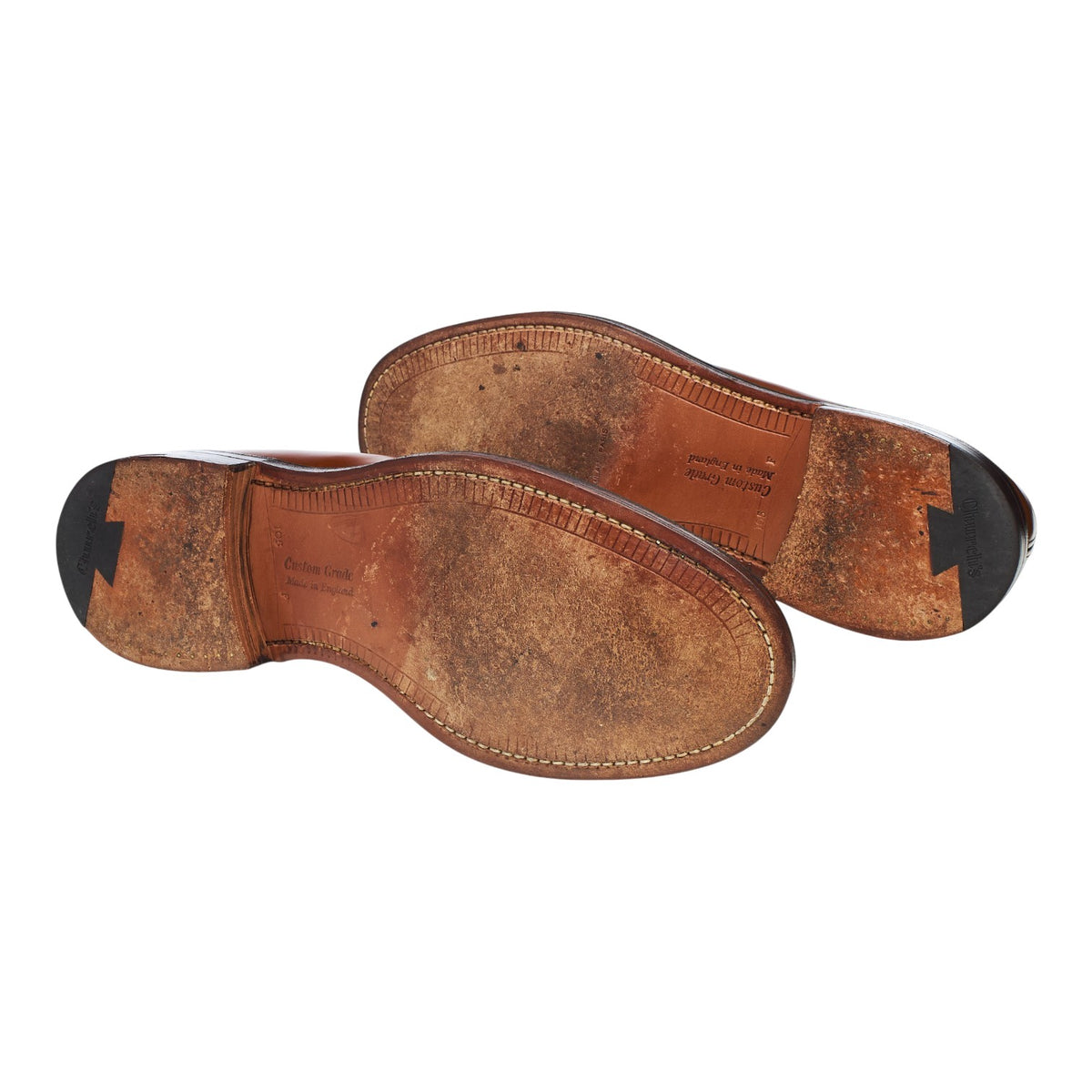 'Shannon' Tan Brown Leather Derby UK 10.5 F