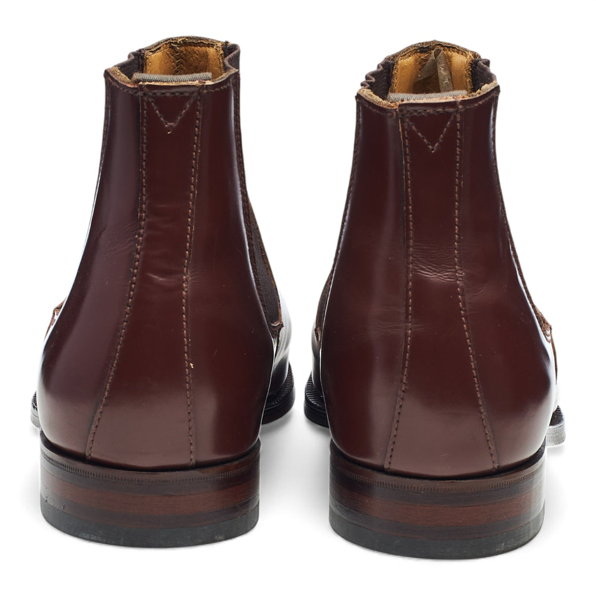 Shipton & Heneage 'Esher' Brown Leather Chelsea Boots UK 8 F