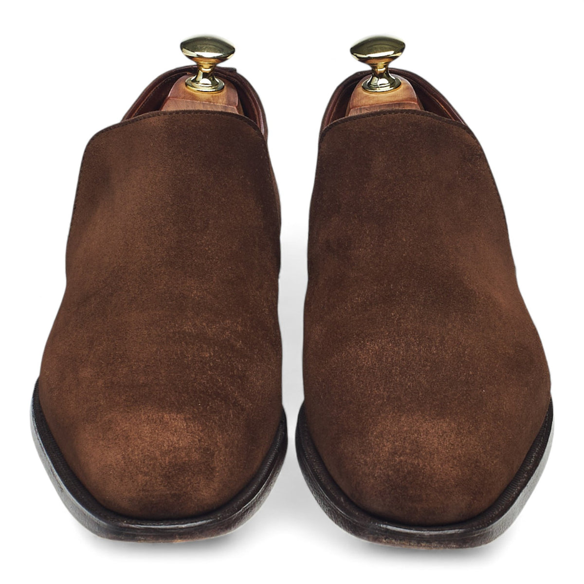 'Kempton' Dark Brown Suede Demi Boot UK 7 D