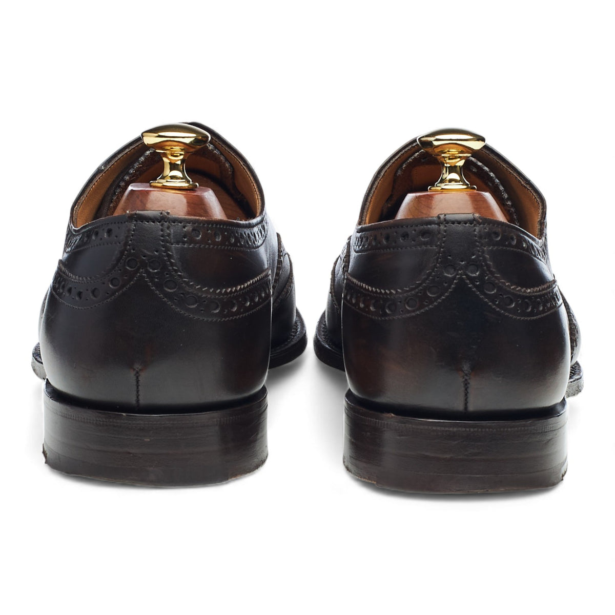 'Chetwynd' Dark Brown Leather Oxford Brogues UK 9 G