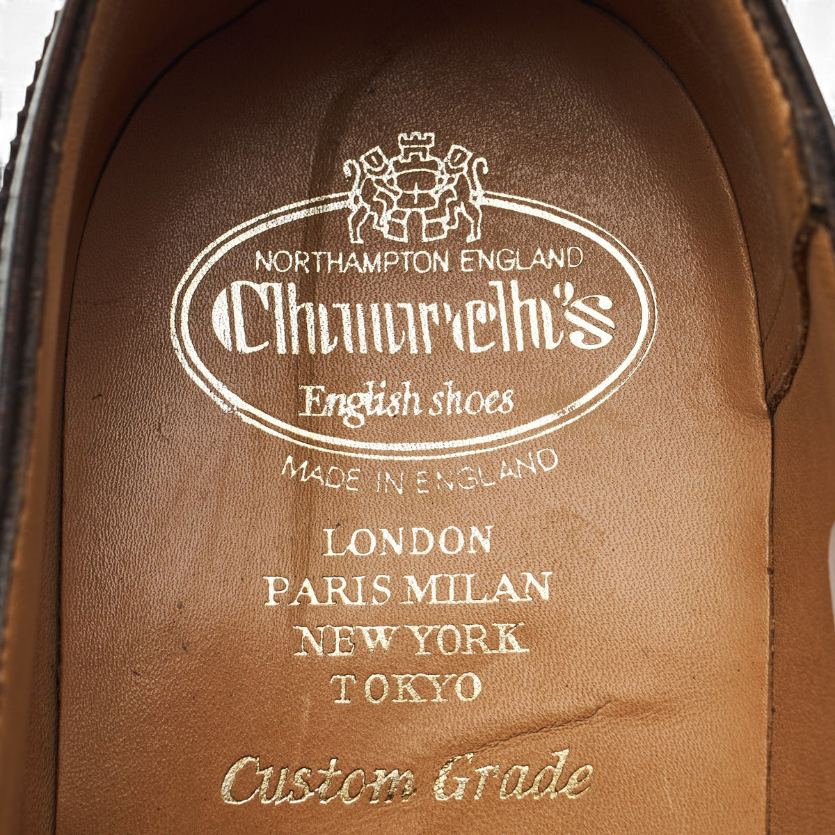 'Chetwynd' Dark Brown Leather Oxford Brogues UK 9 G