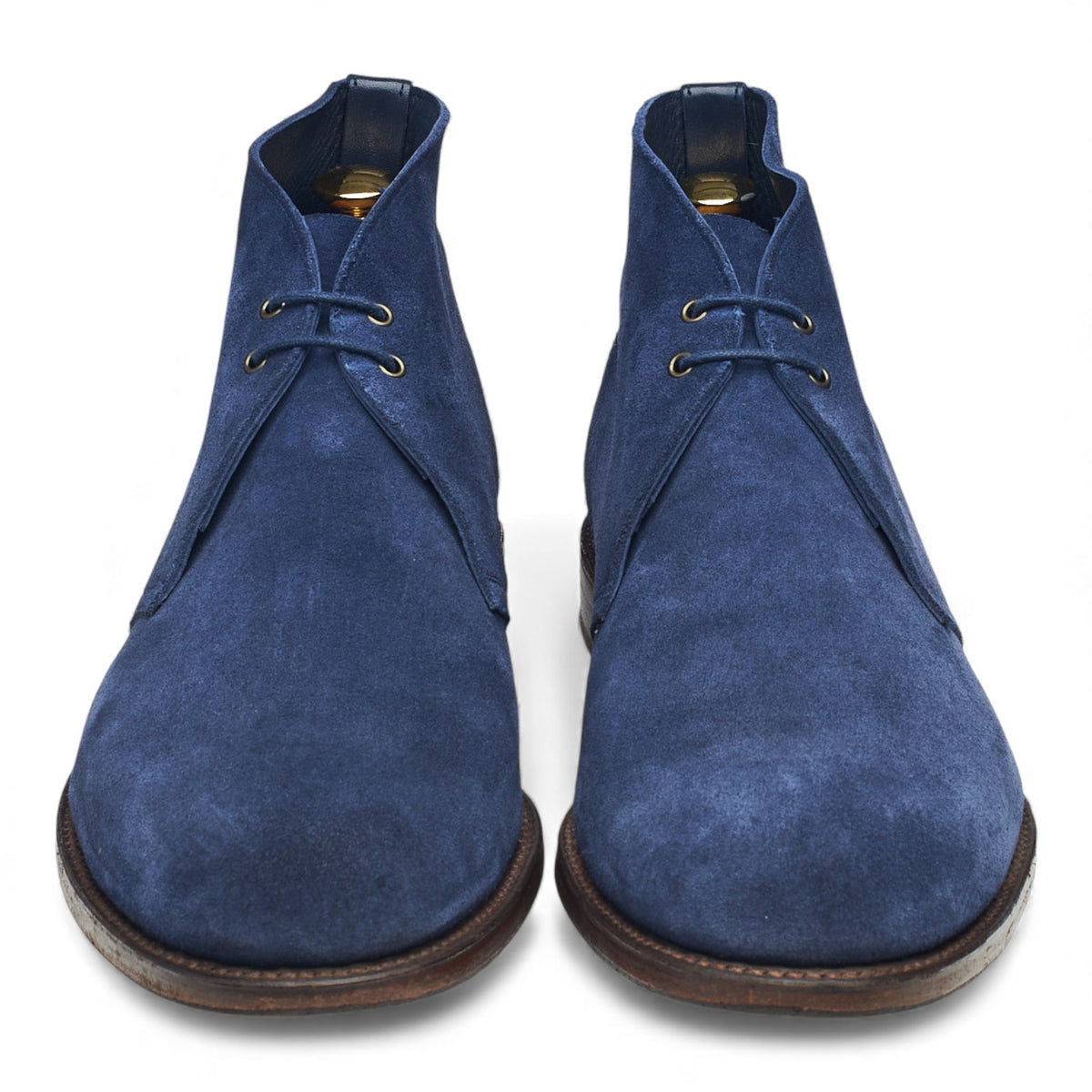 'Dexter' Blue Suede Chukka Boots UK 11 F