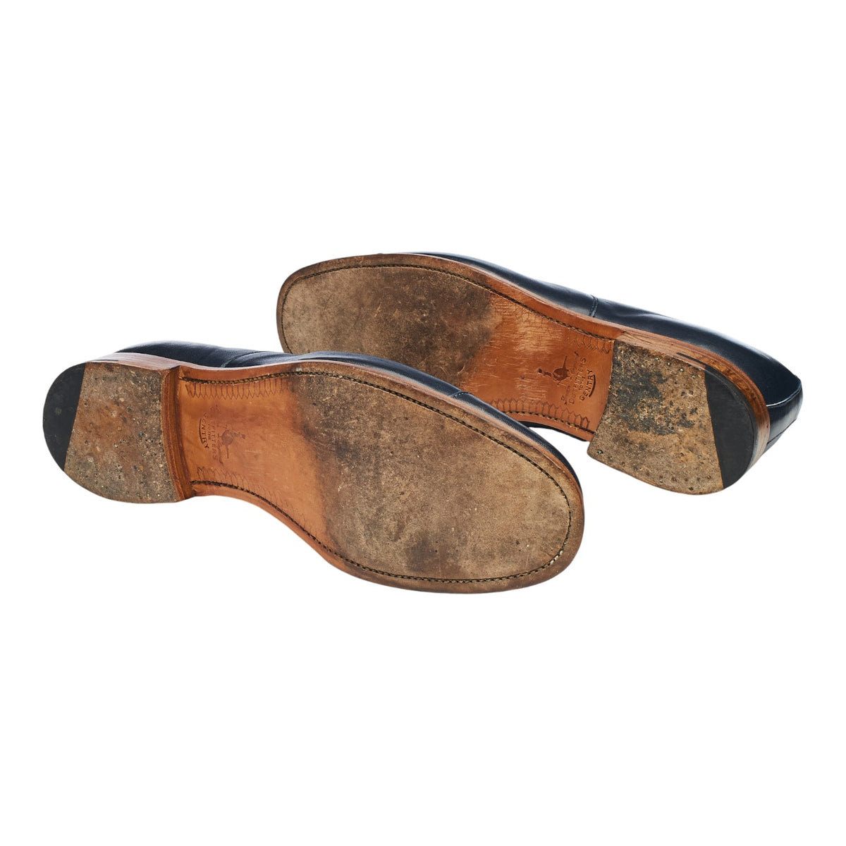 Jack Wills Navy Blue Leather Oxford UK 8 F