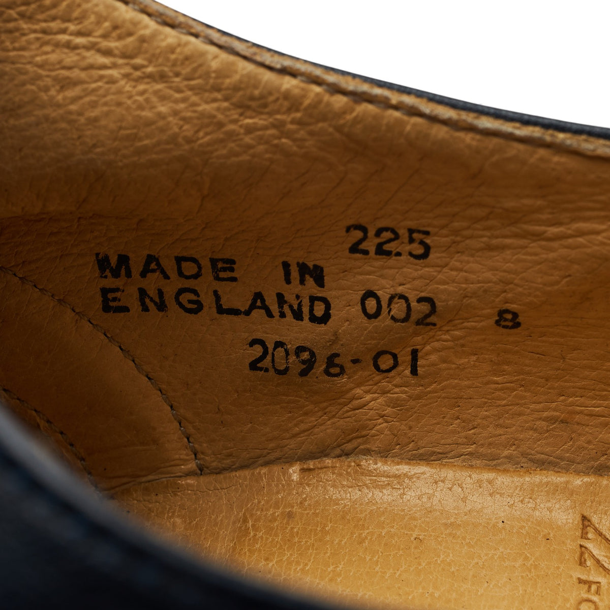 Jack Wills Navy Blue Leather Oxford UK 8 F