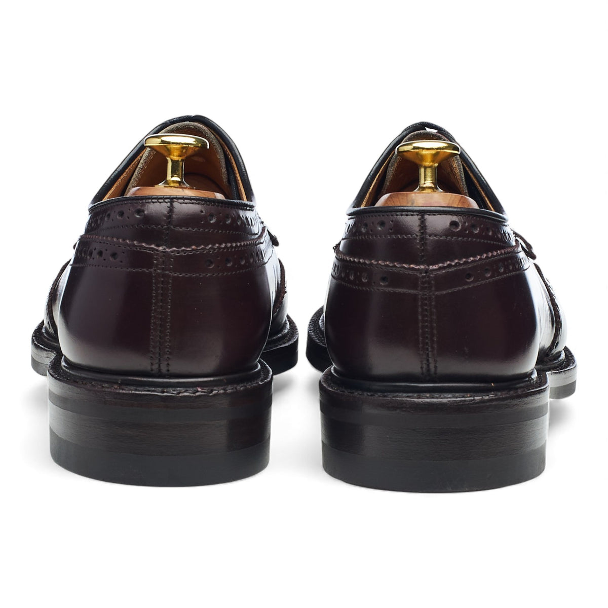 'Grafton' Burgundy Leather Oxford Brogues UK 8.5 F