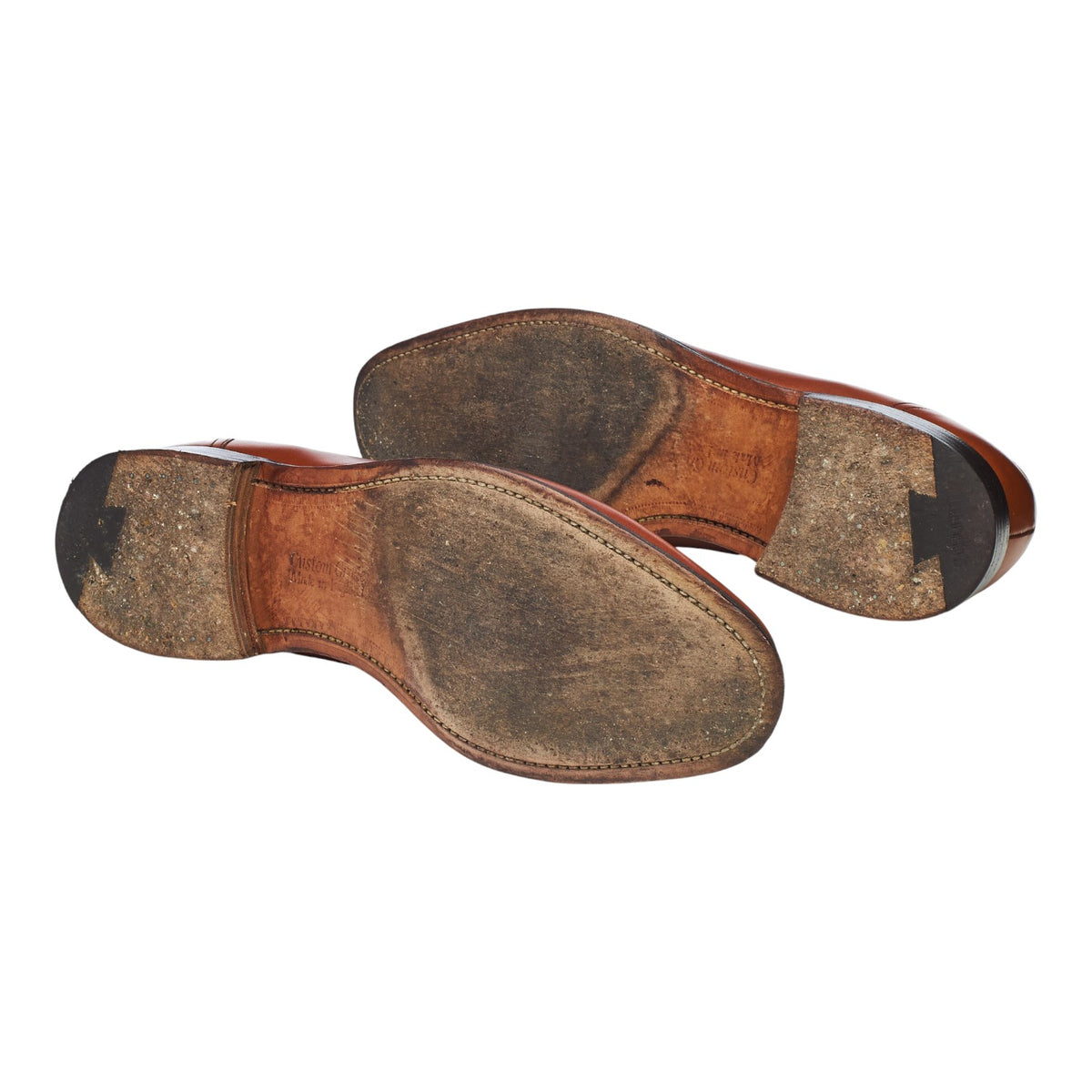 'Kingsley 2' Tan Brown Leather Tassel Loafers UK 8.5 F