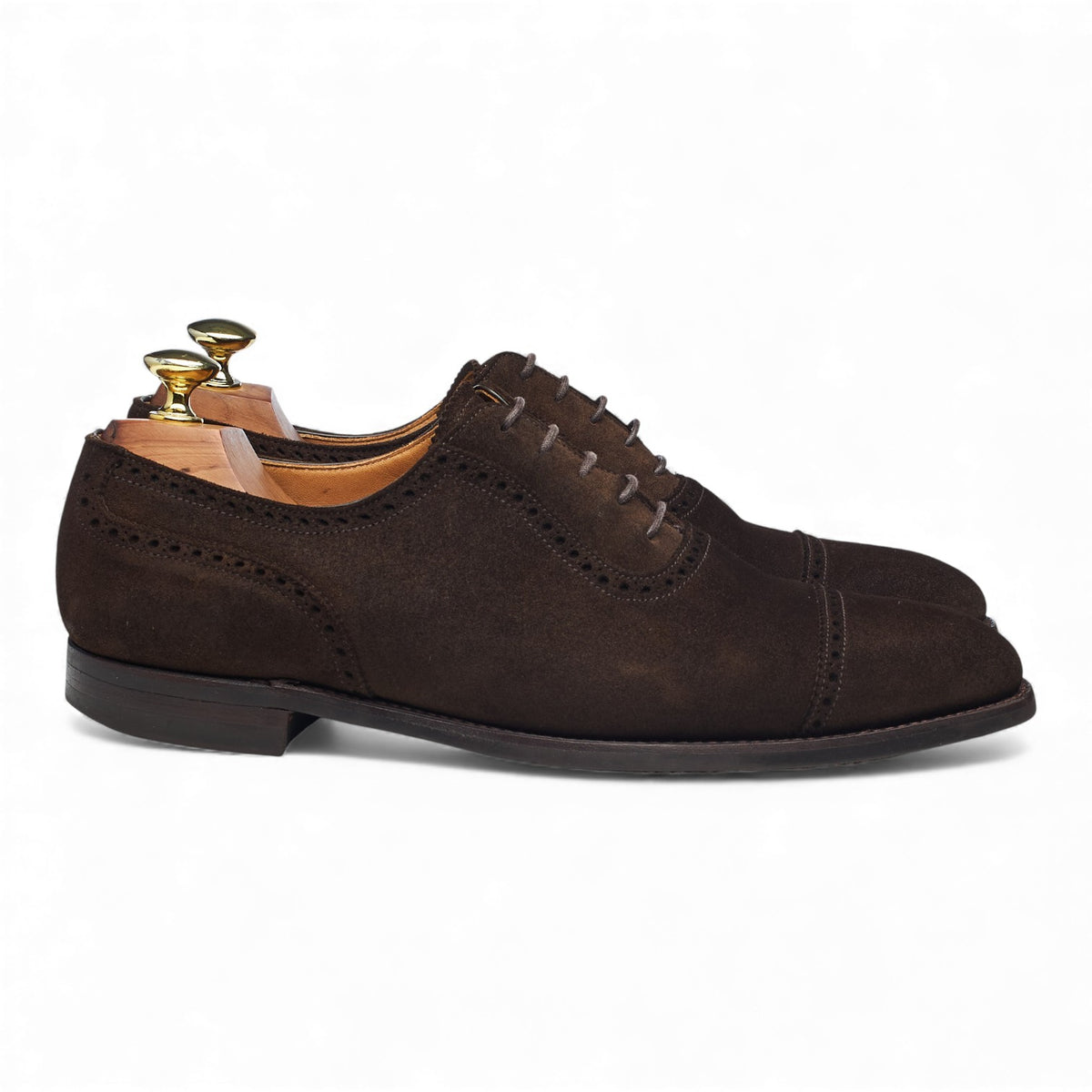 'Westbourne' Dark Brown Suede Oxford UK 7 E