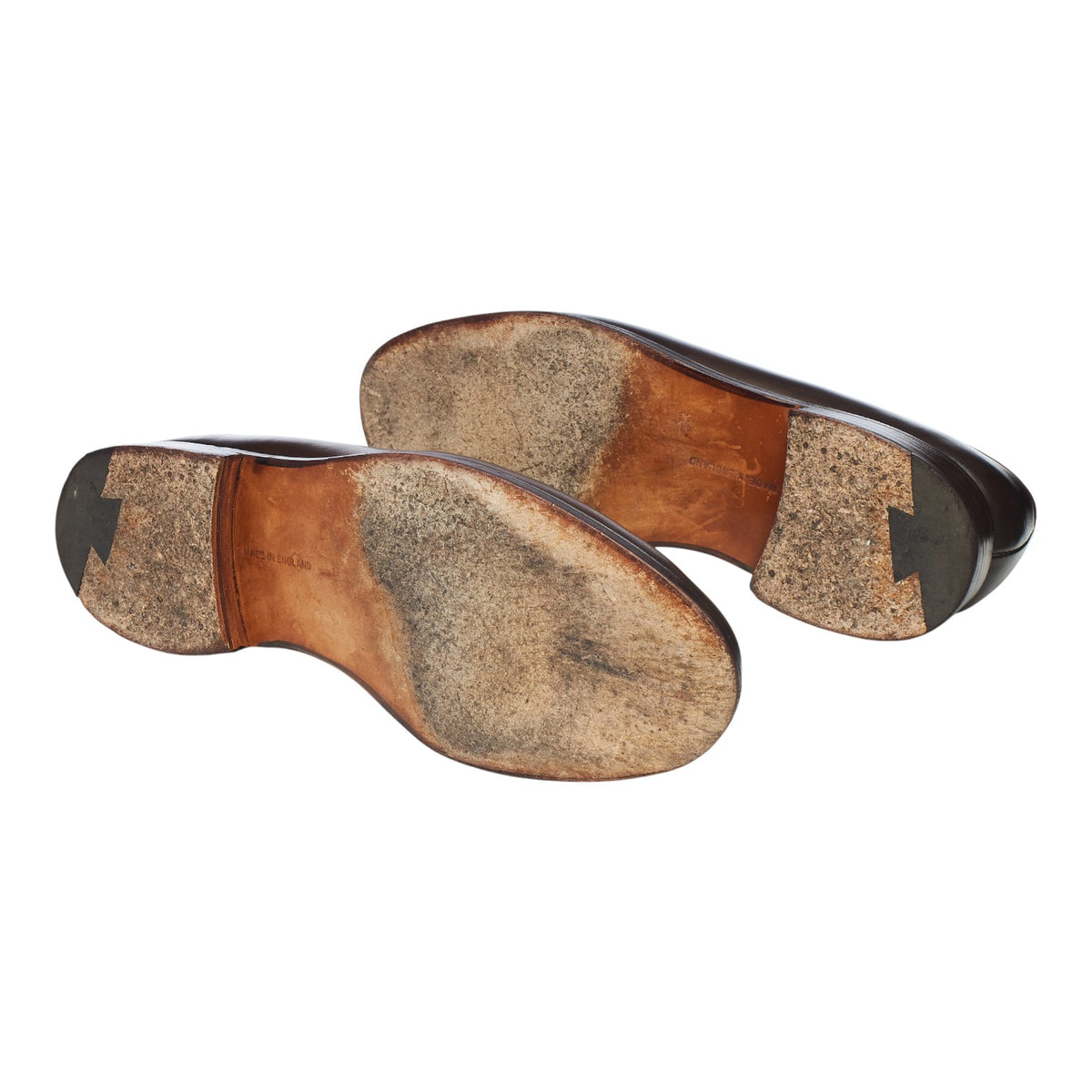 'Havard' Dark Brown Leather Loafers UK 9