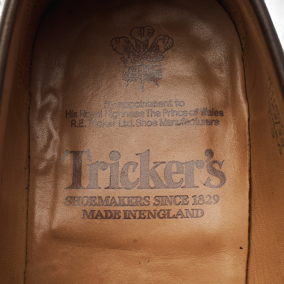 'Havard' Dark Brown Leather Loafers UK 9