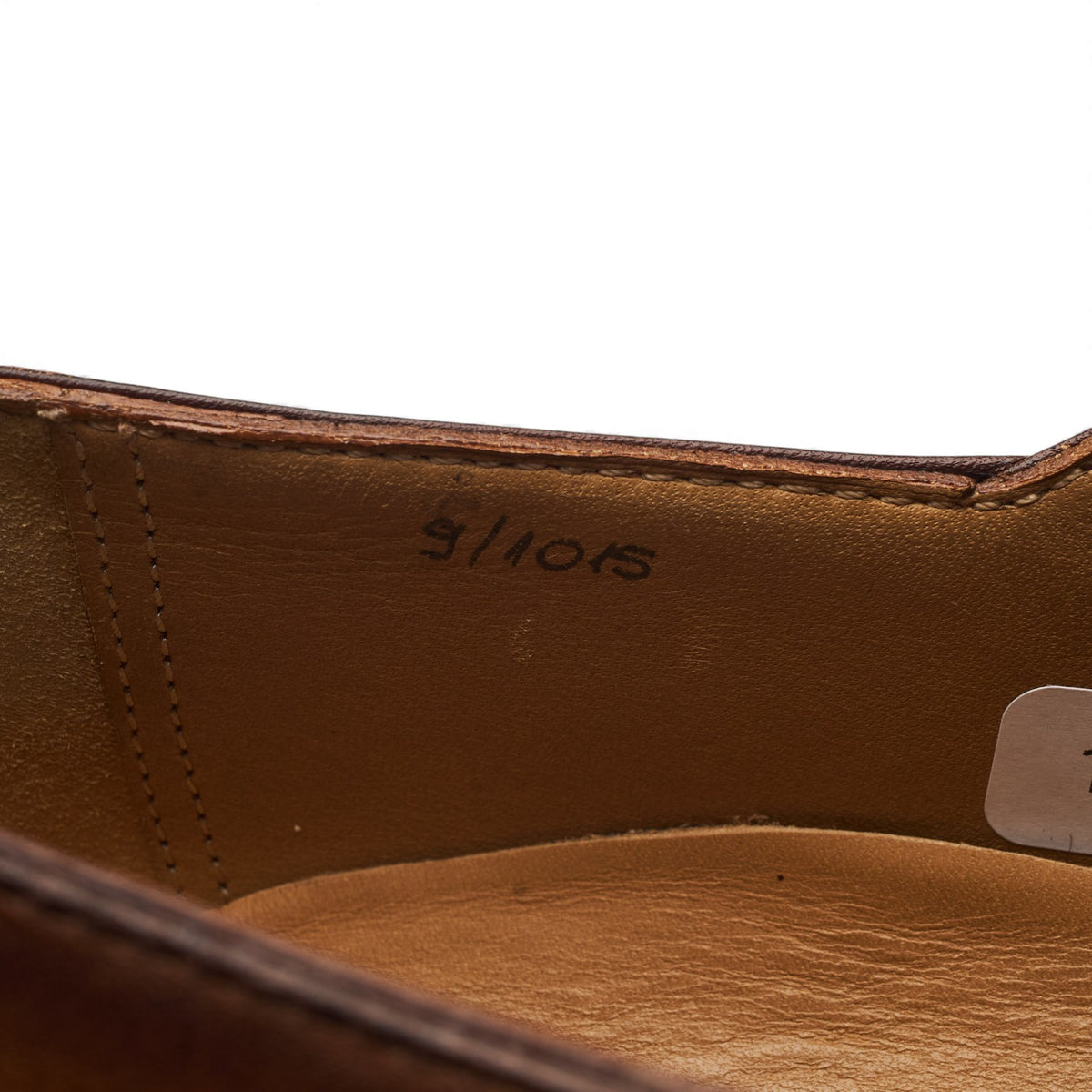 'Richelieu New Physio' Tan Brown Patina Leather Wholecut Oxford UK 9