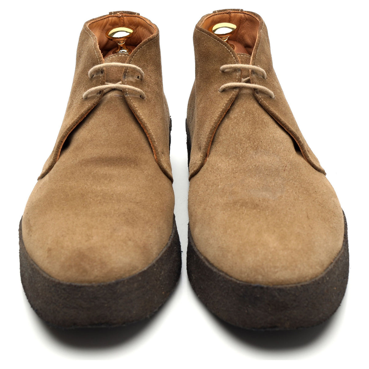 &#39;Hi Top&#39; Beige Suede Chukka Boot UK 10 F