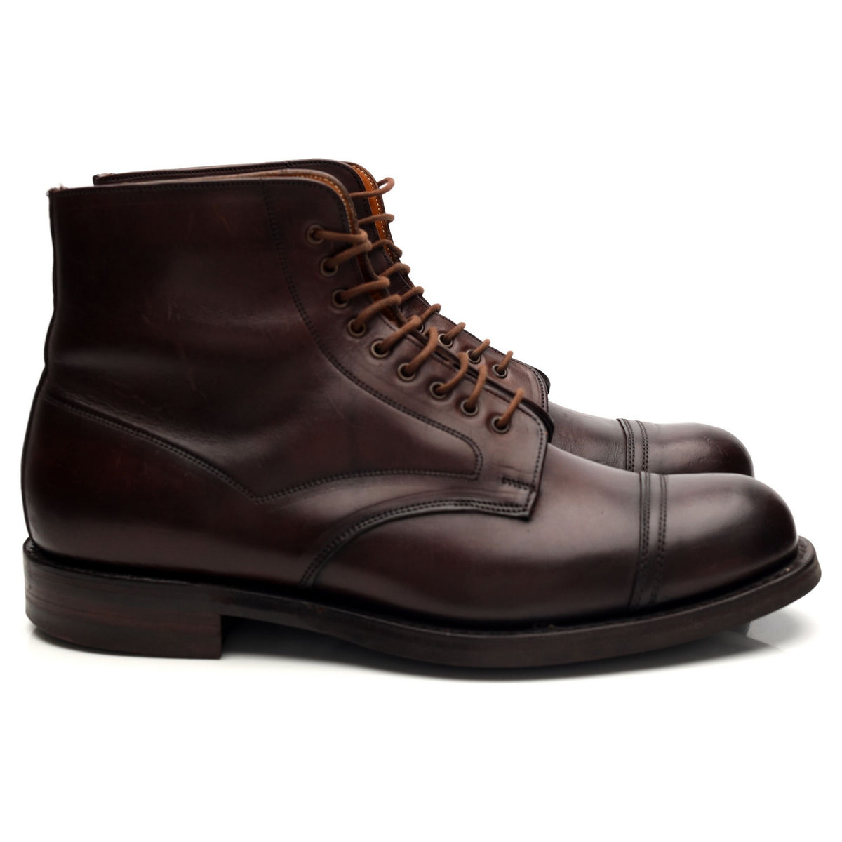 &#39;Jarrow R&#39; Dark Brown Leather Boot UK 8 F