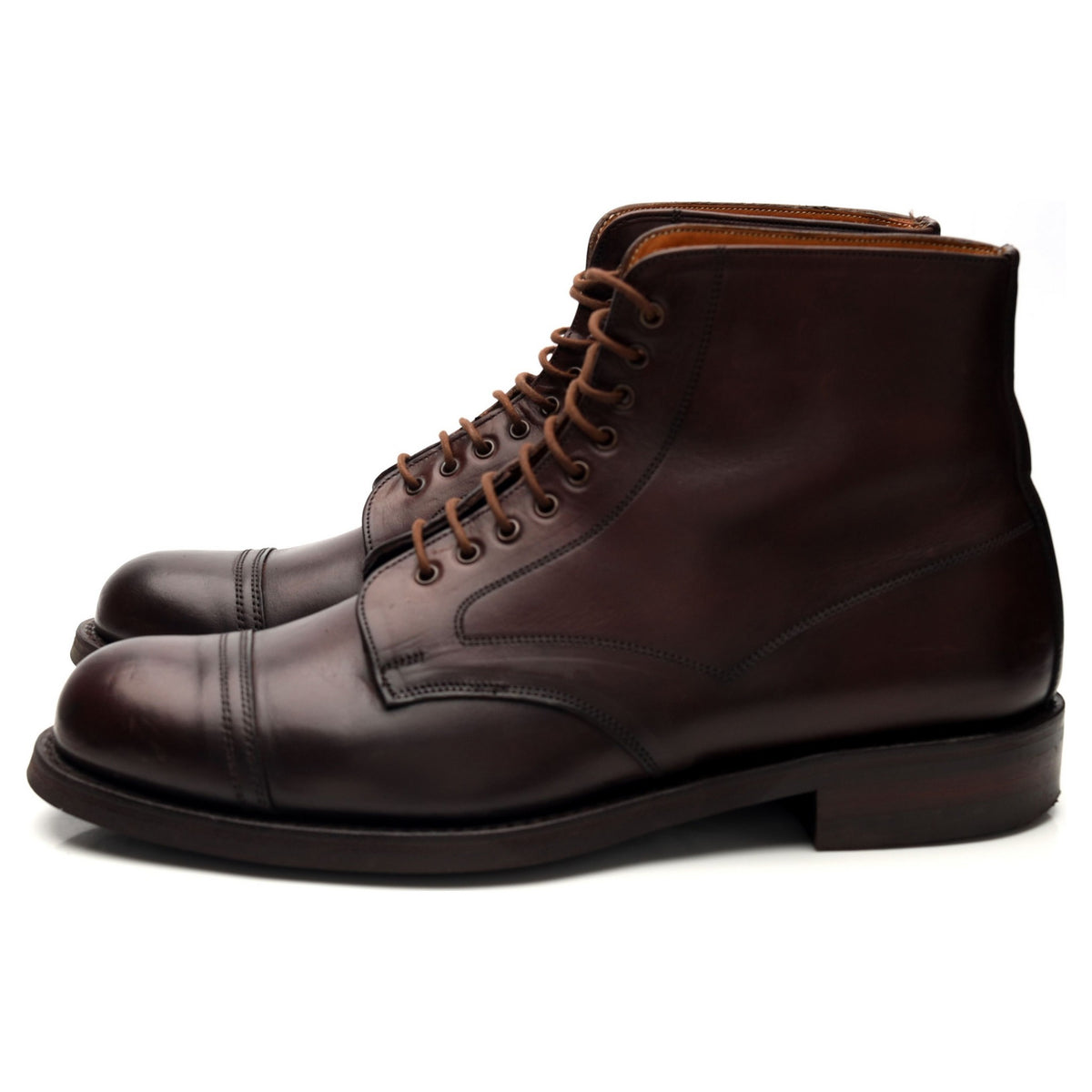 &#39;Jarrow R&#39; Dark Brown Leather Boot UK 8 F