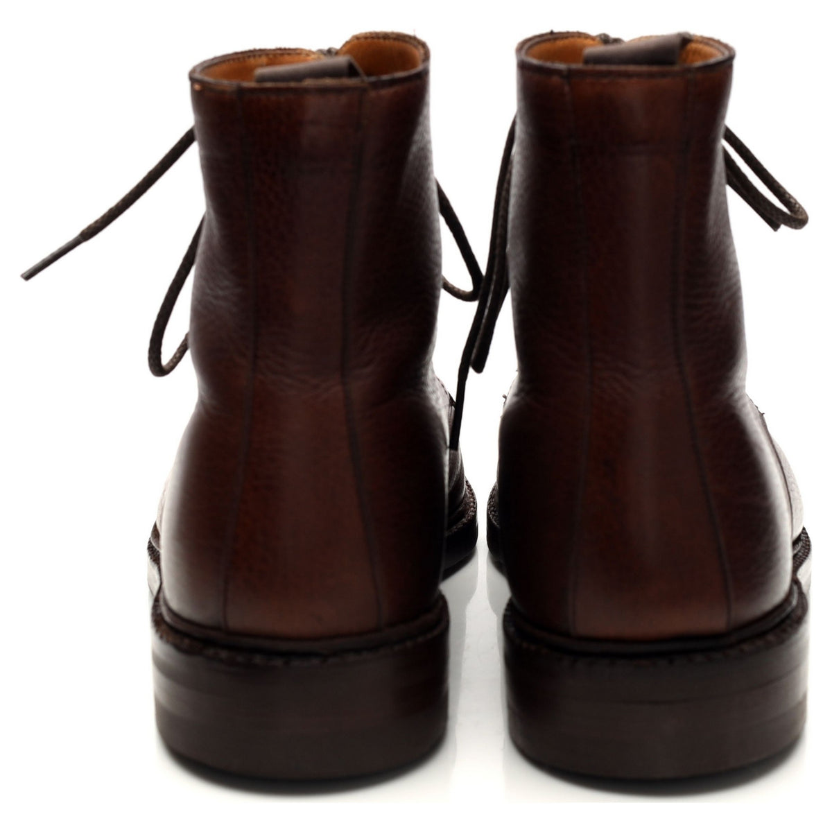 &#39;Galway 2&#39; Brown Grain Leather Apron Boot UK 6.5 E