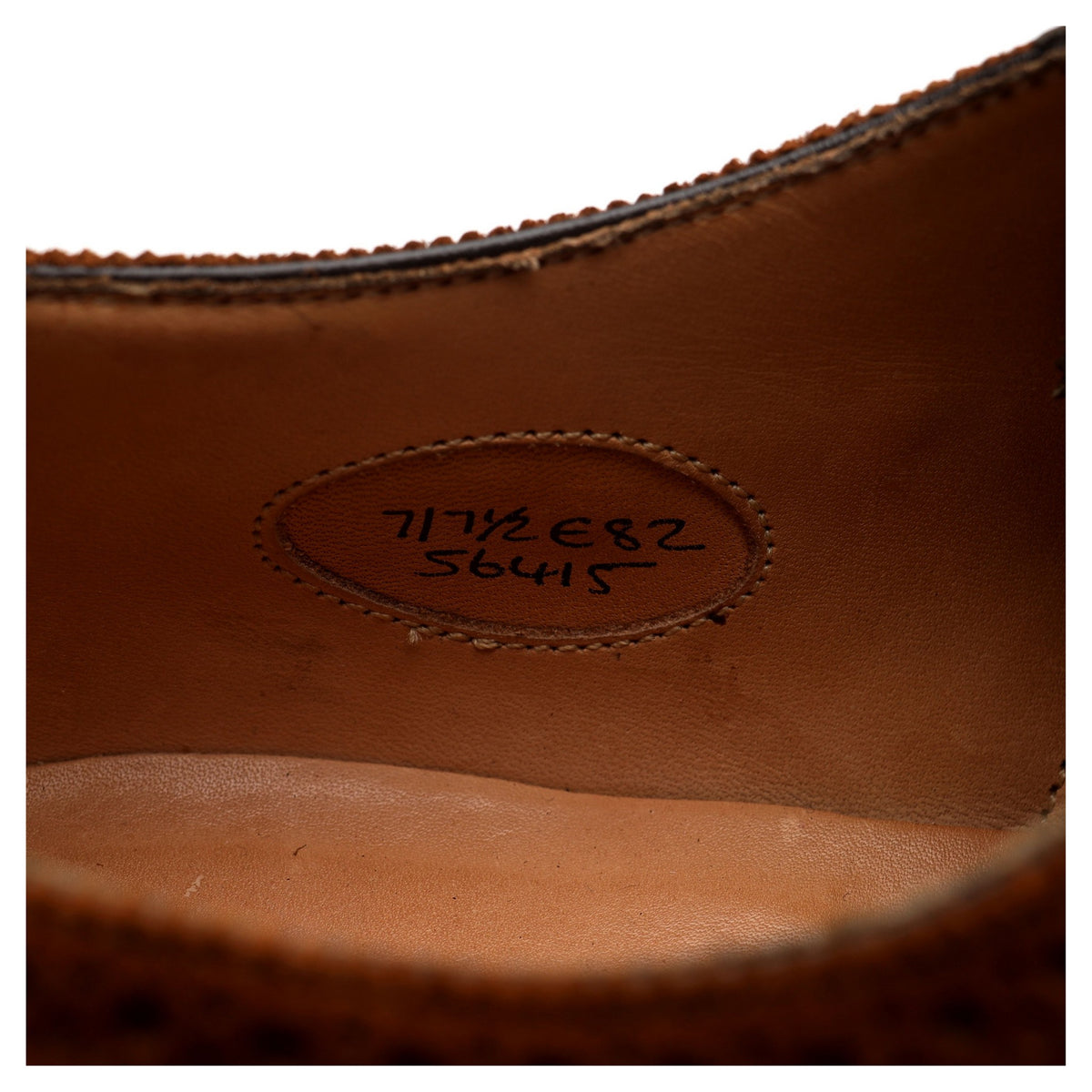 &#39;Southwold&#39; Tan Brown Leather / Suede Oxford UK 7 E