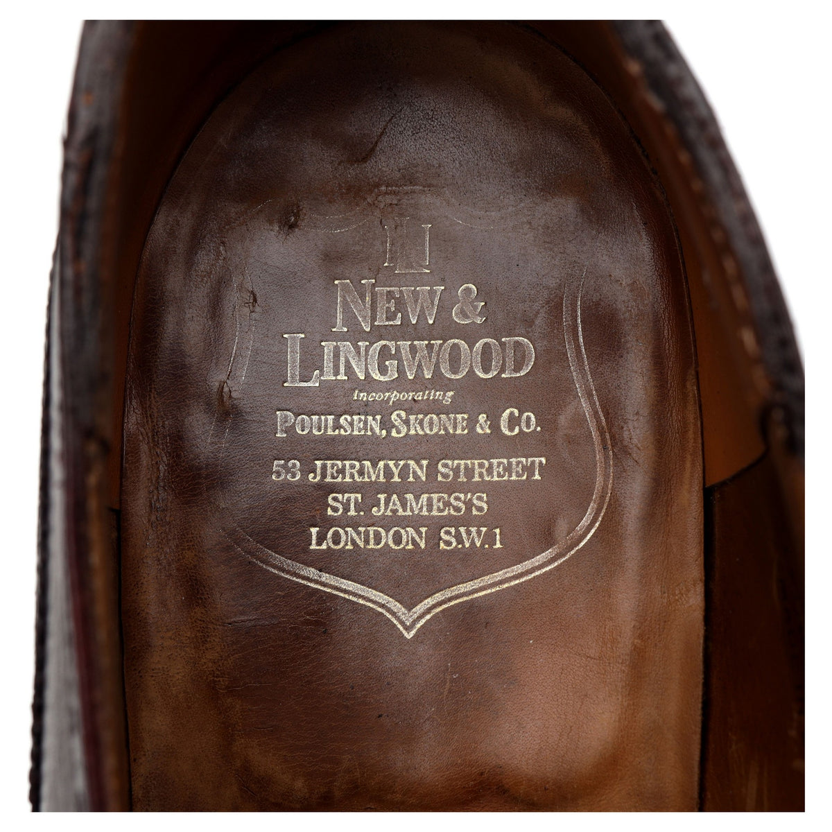 New &amp; Lingwood Burgundy Leather Monk Strap UK 10.5 E