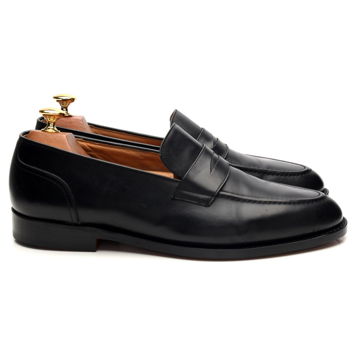 &#39;Salisbury&#39; Black Leather Loafer UK 9.5 F